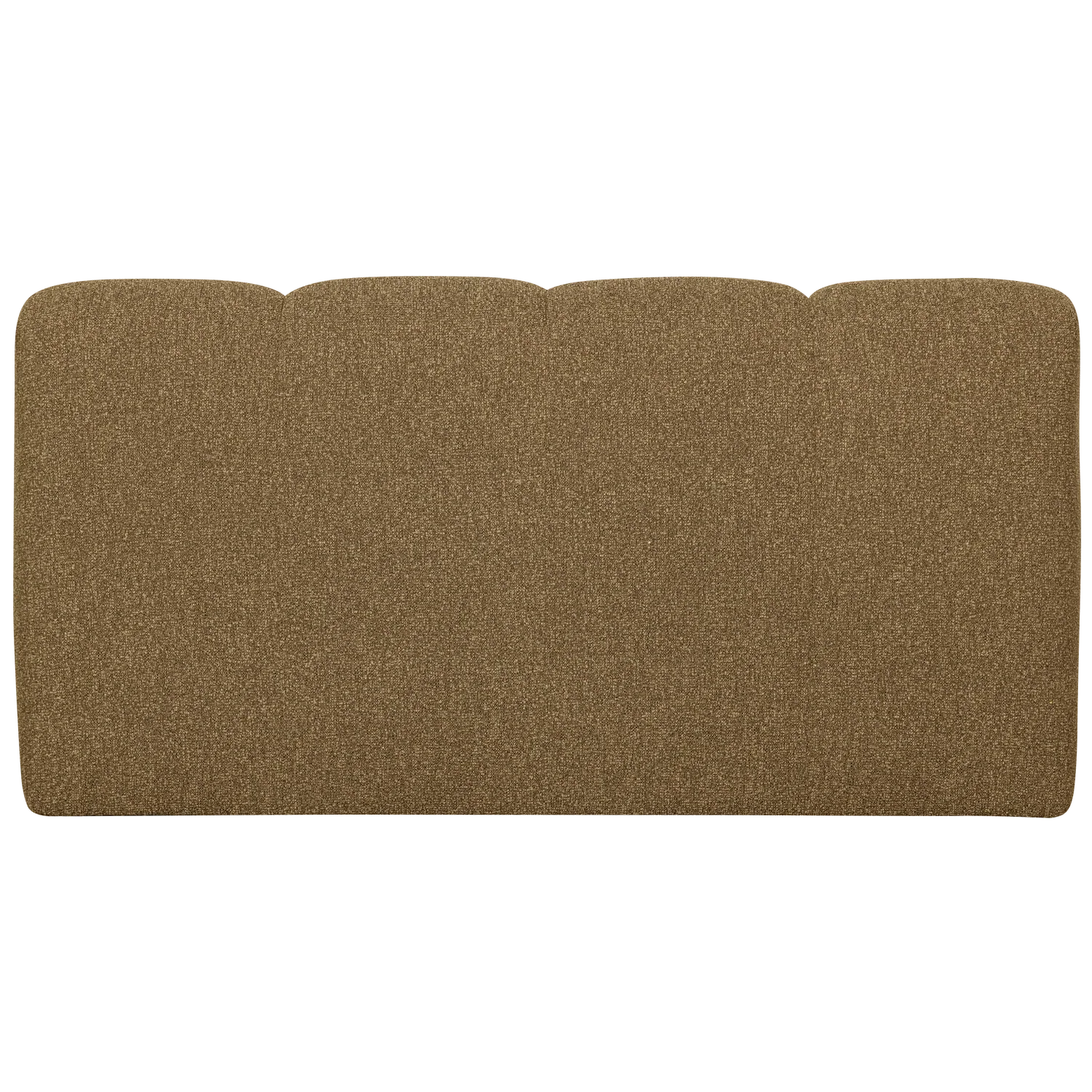 MOJO DINING BENCH 164CM BACKREST BOUCLE YELLOW/BROWN MELANGE