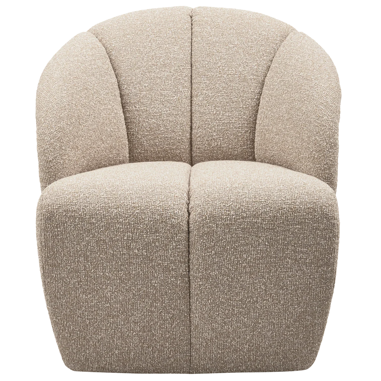 MOJO SWIVEL ARMCHAIR BOUCLE BEIGE MELANGE