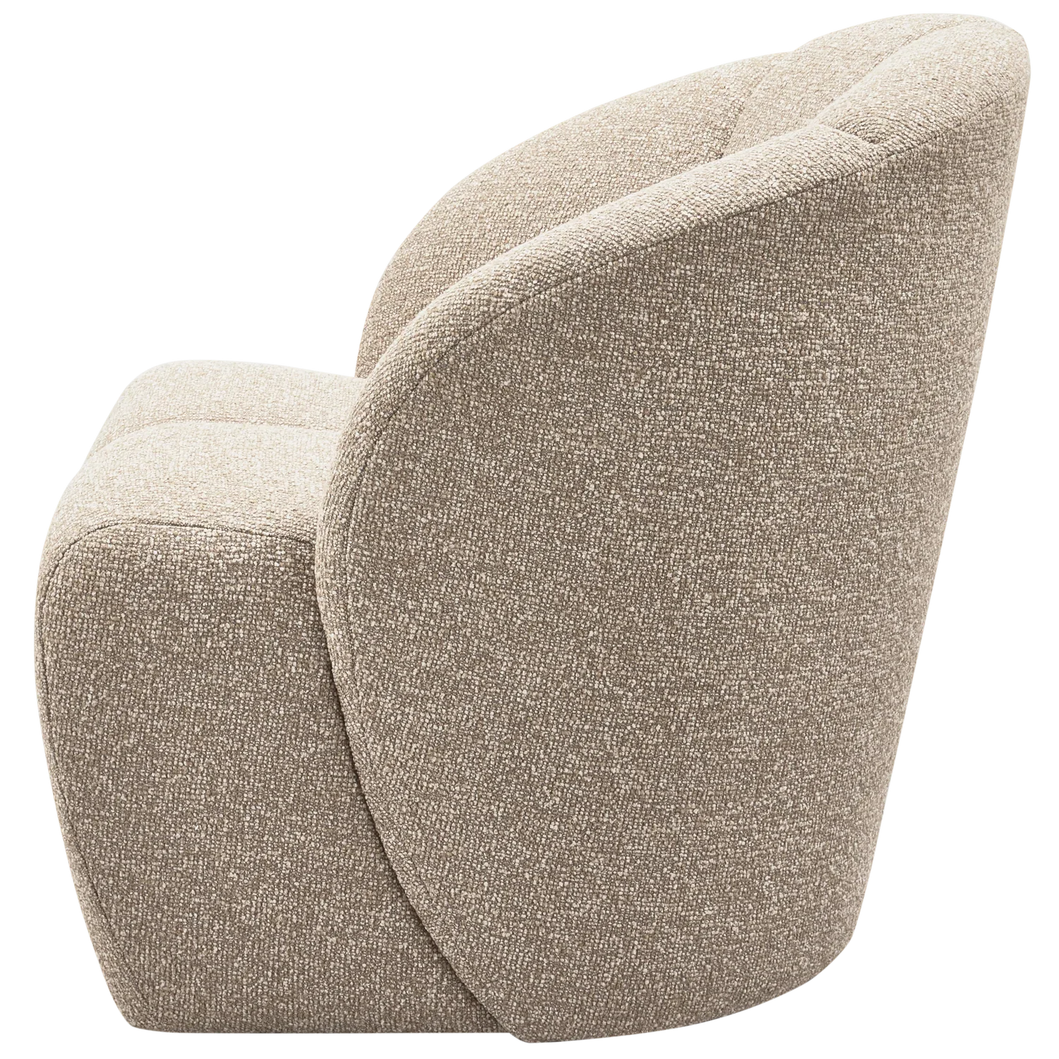 MOJO SWIVEL ARMCHAIR BOUCLE BEIGE MELANGE