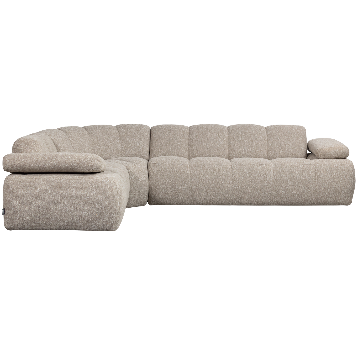 MOJO CORNER SOFA LEFT BOUCLE BEIGE MELANGE