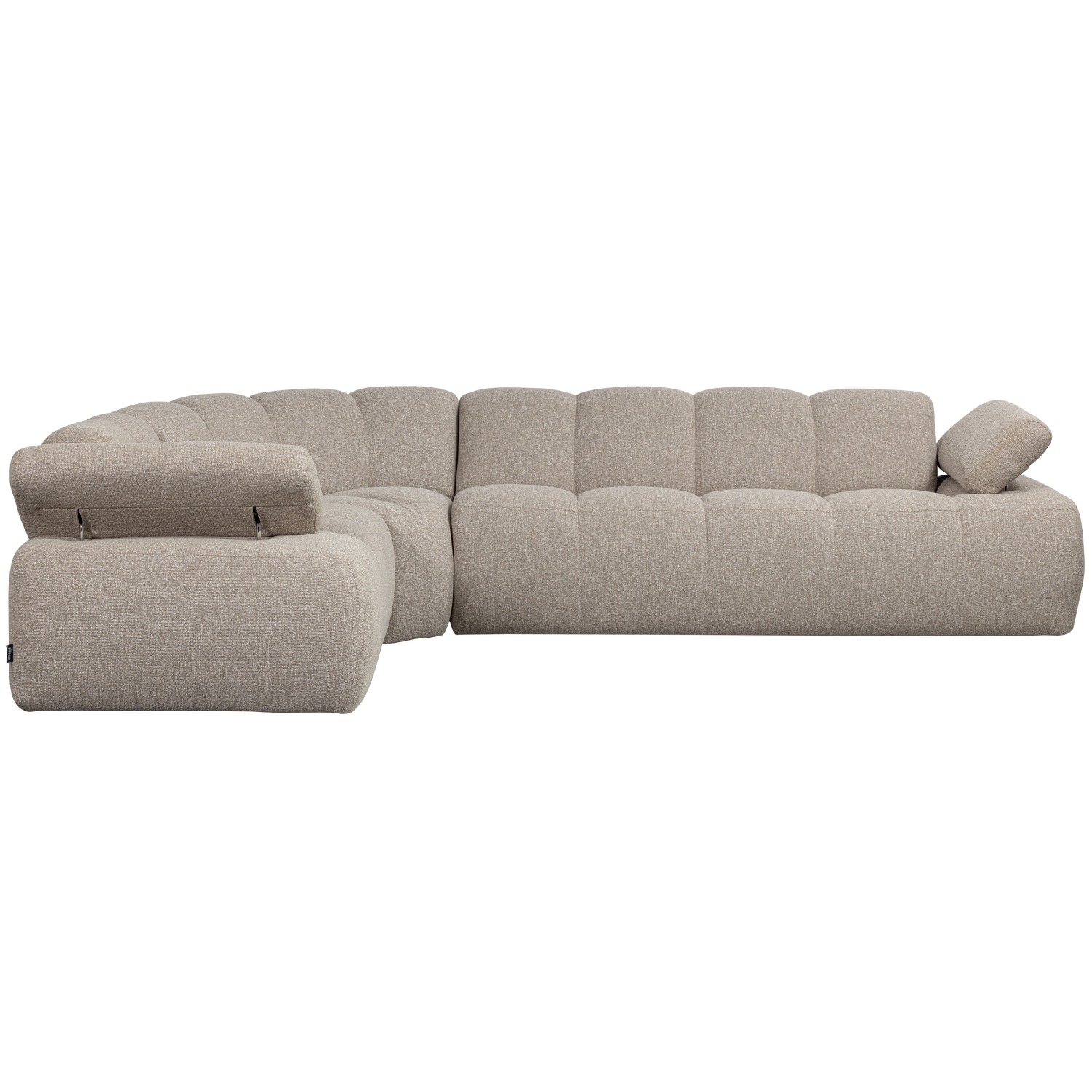 MOJO CORNER SOFA LEFT BOUCLE BEIGE MELANGE