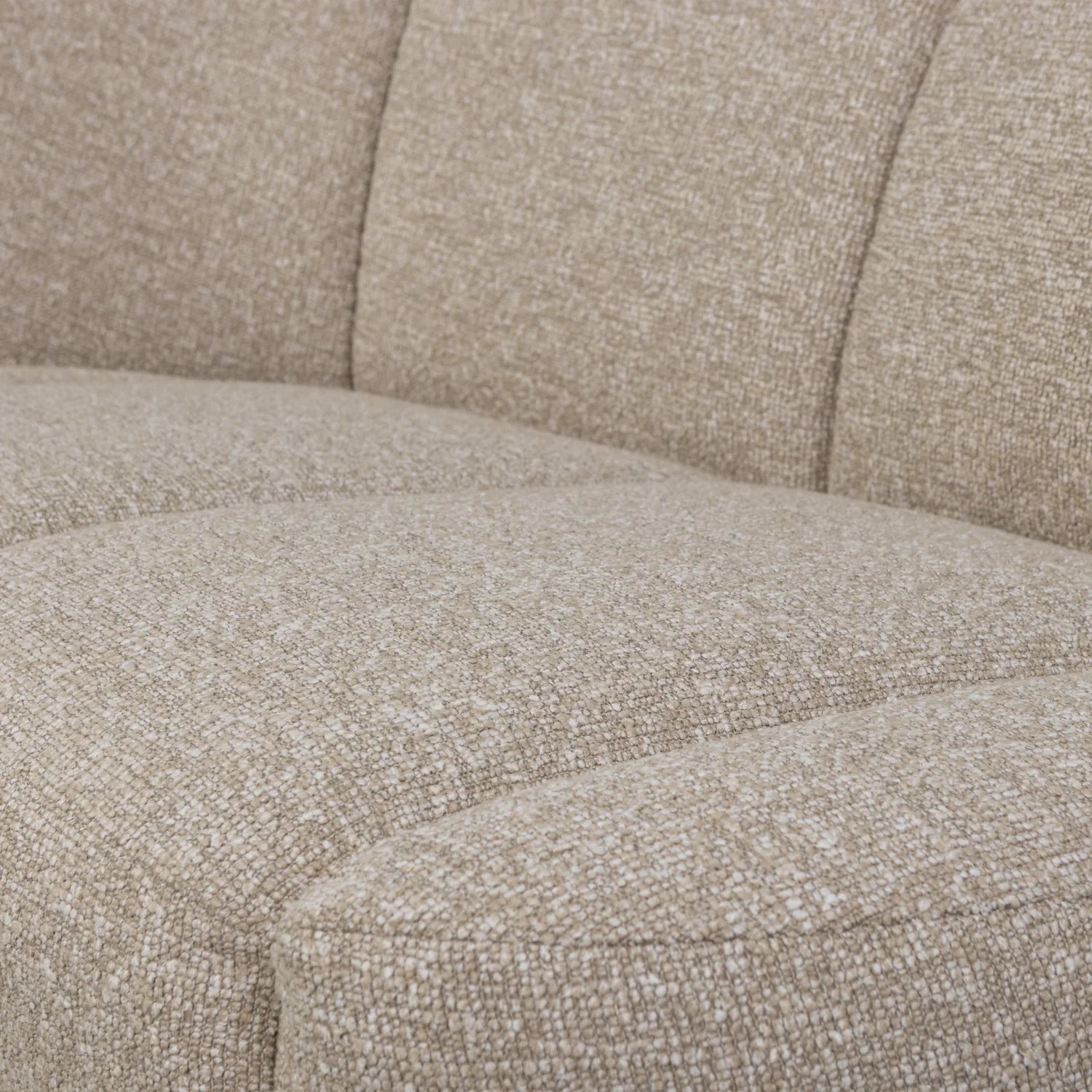 MOJO 2-SEATER BENCH LEFT BOUCLE BEIGE MELANGE