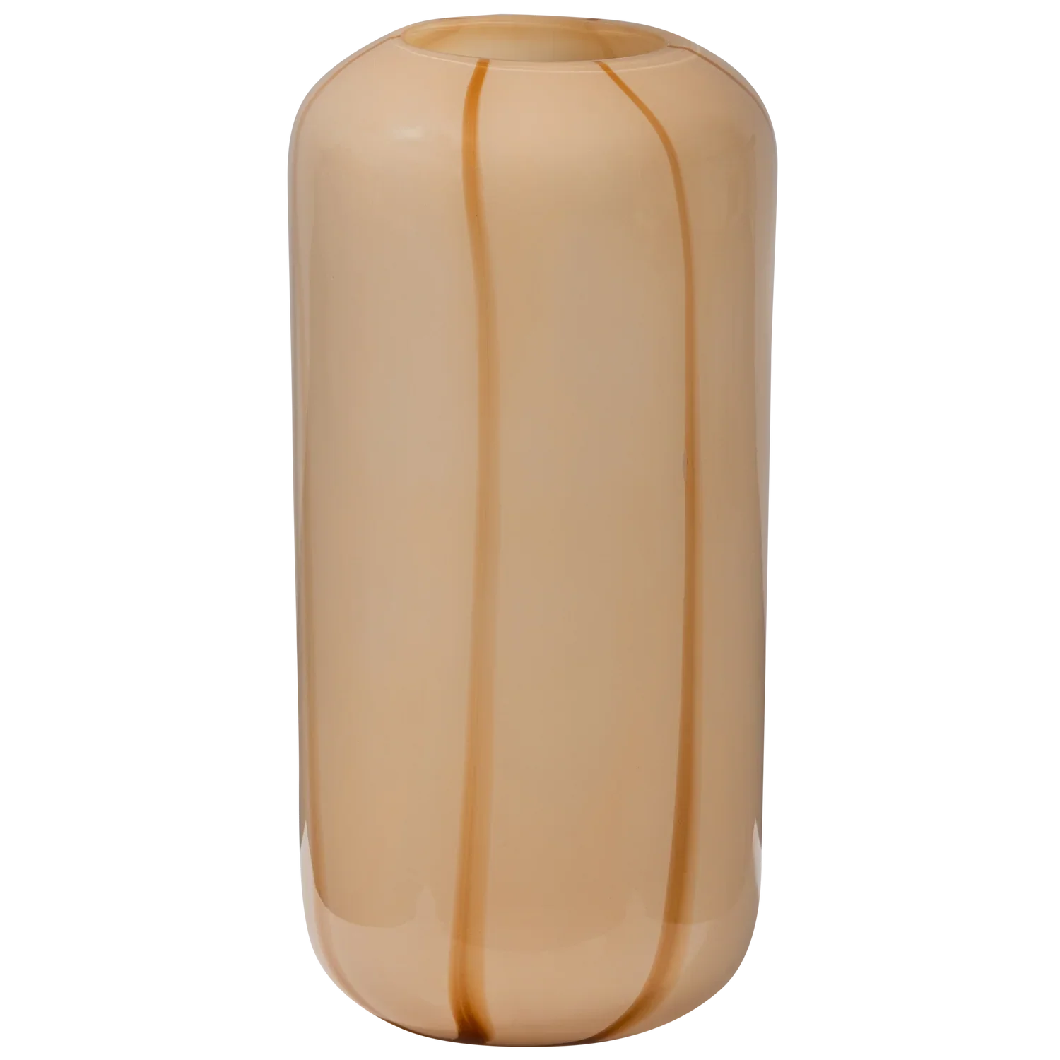 ARLES VASE GLASS WITH STRIPE NATURAL