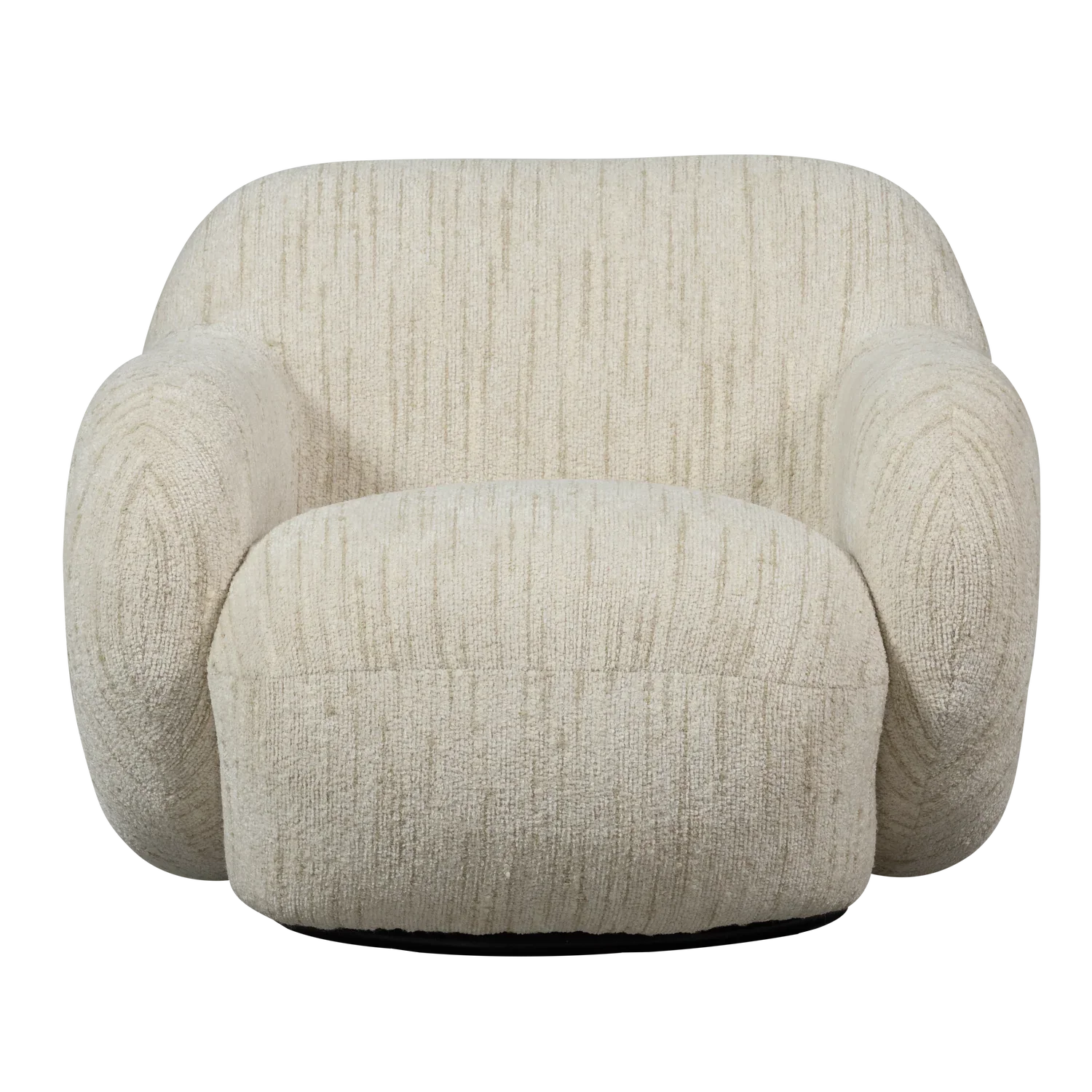 FOLKE ARMCHAIR CHENILLE NATURAL MELANGE