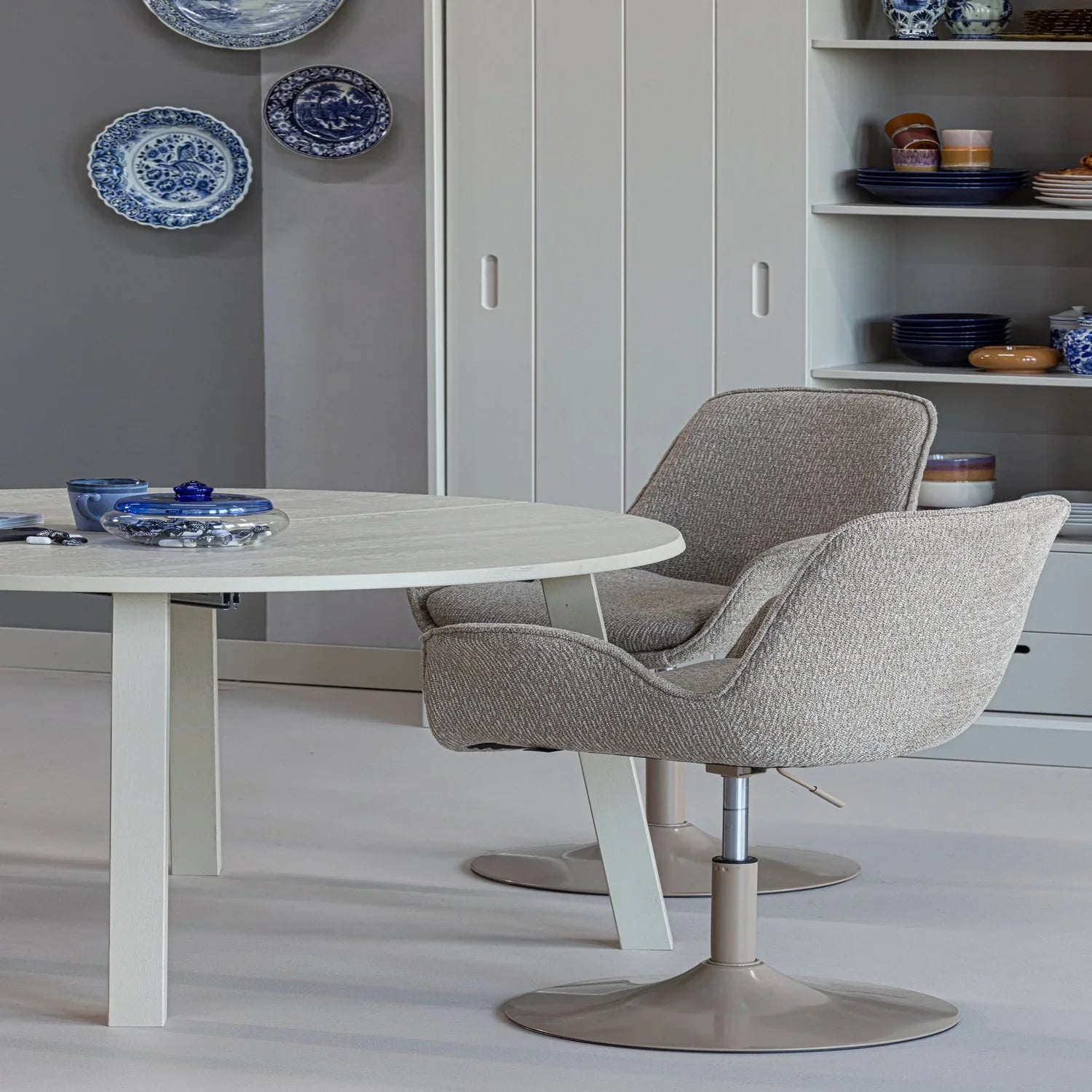 MARTEN HEIGHT ADJUSTABLE DINING CHAIR SAND