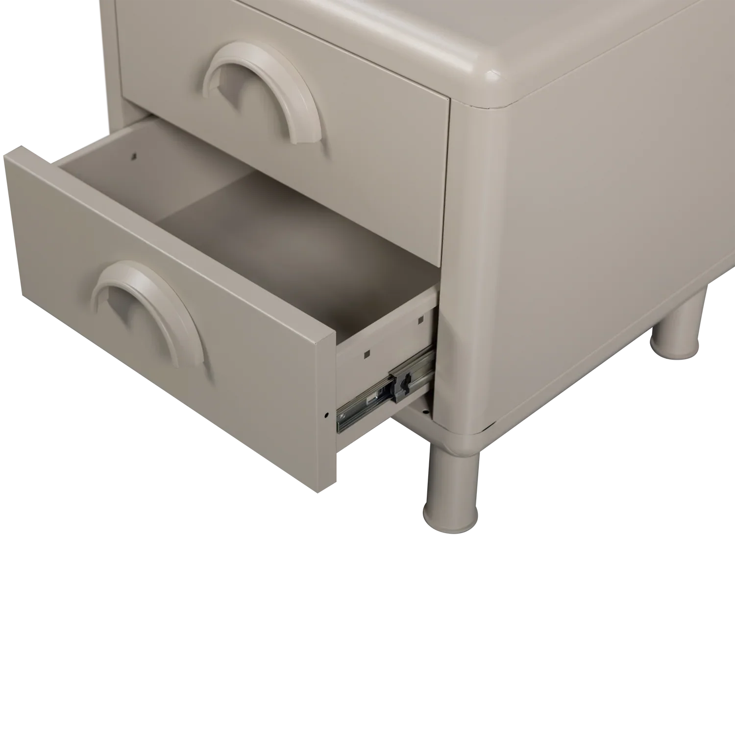 RUNE DRESSER/NIGHT STAND 2 DRAWERS METAL SAND