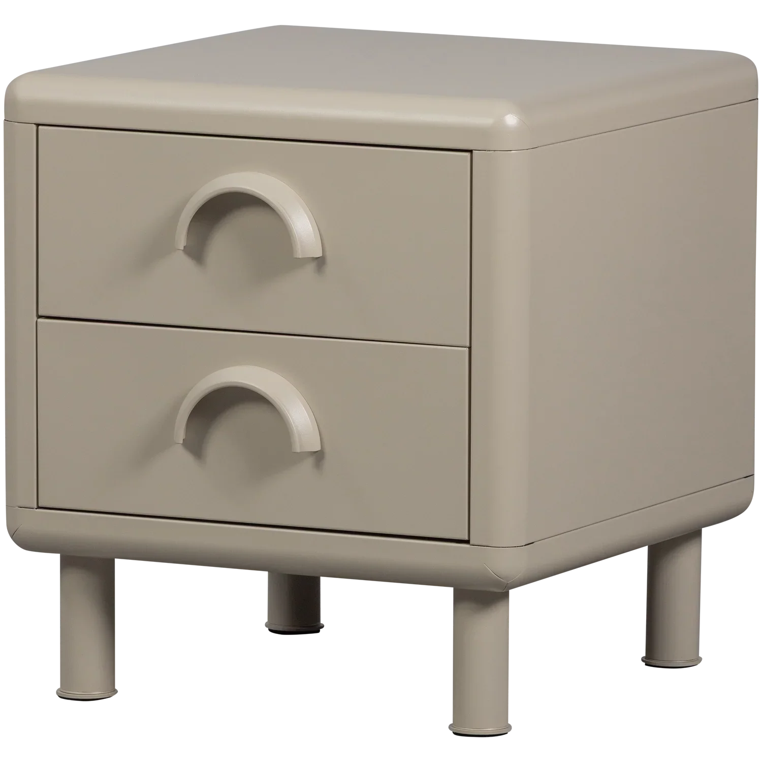 RUNE DRESSER/NIGHT STAND 2 DRAWERS METAL SAND