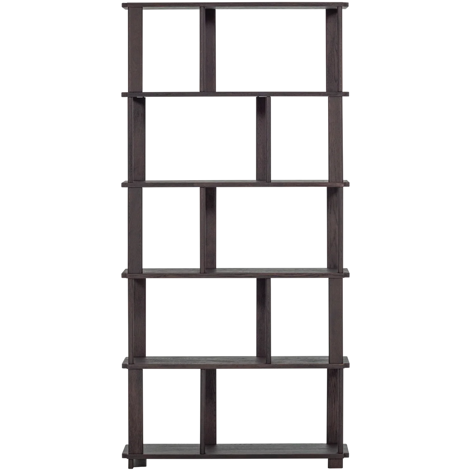 RISS BOOKSHELF OAK MYSTIQUE BROWN 186x90CM