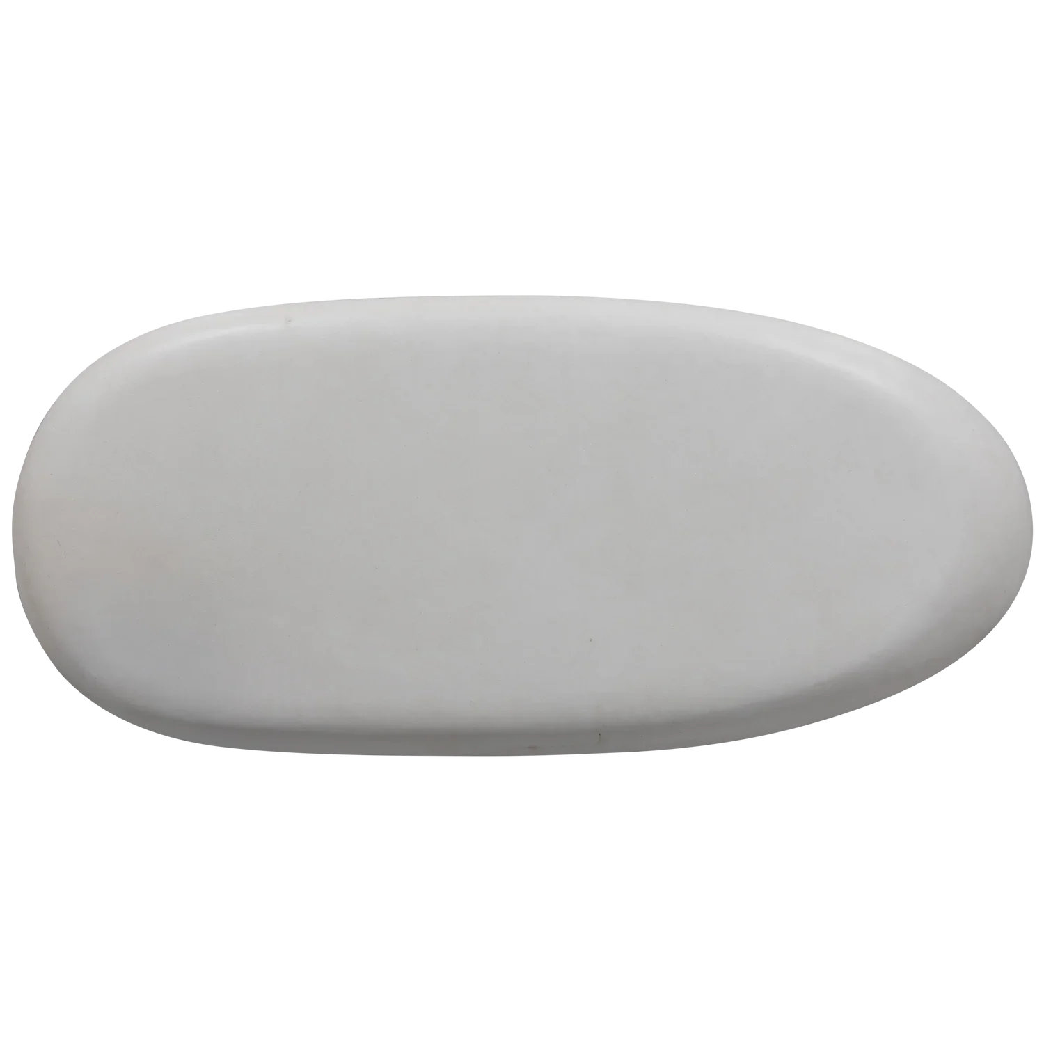 PEBBLE COFFEE TABLE WHITE 28x100x43CM
