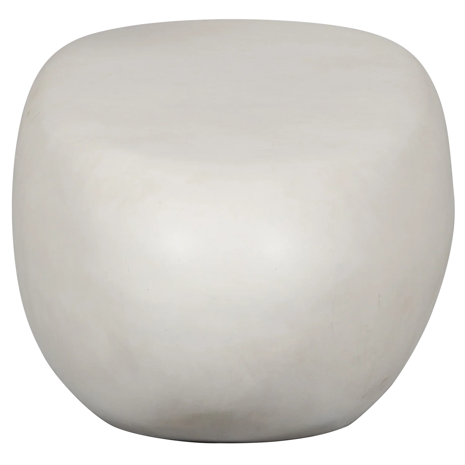 PEBBLE COFFEE TABLE WHITE 28x100x43CM