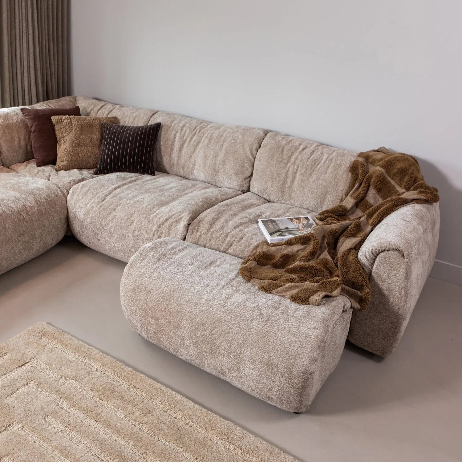 ALICIA RUG WOOL SAND 170x240CM