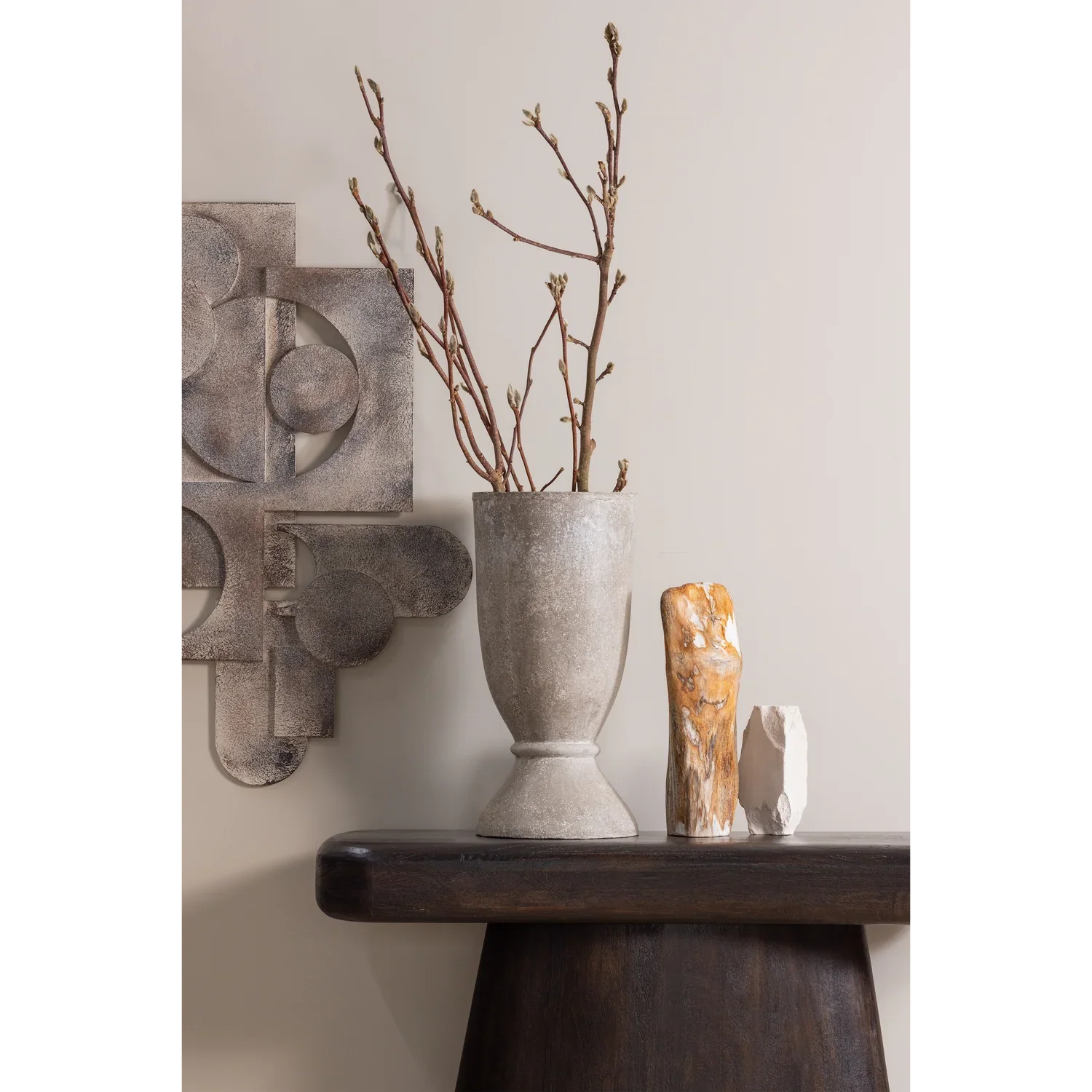 AMCO SIDETABLE MANGO WOOD BLACK