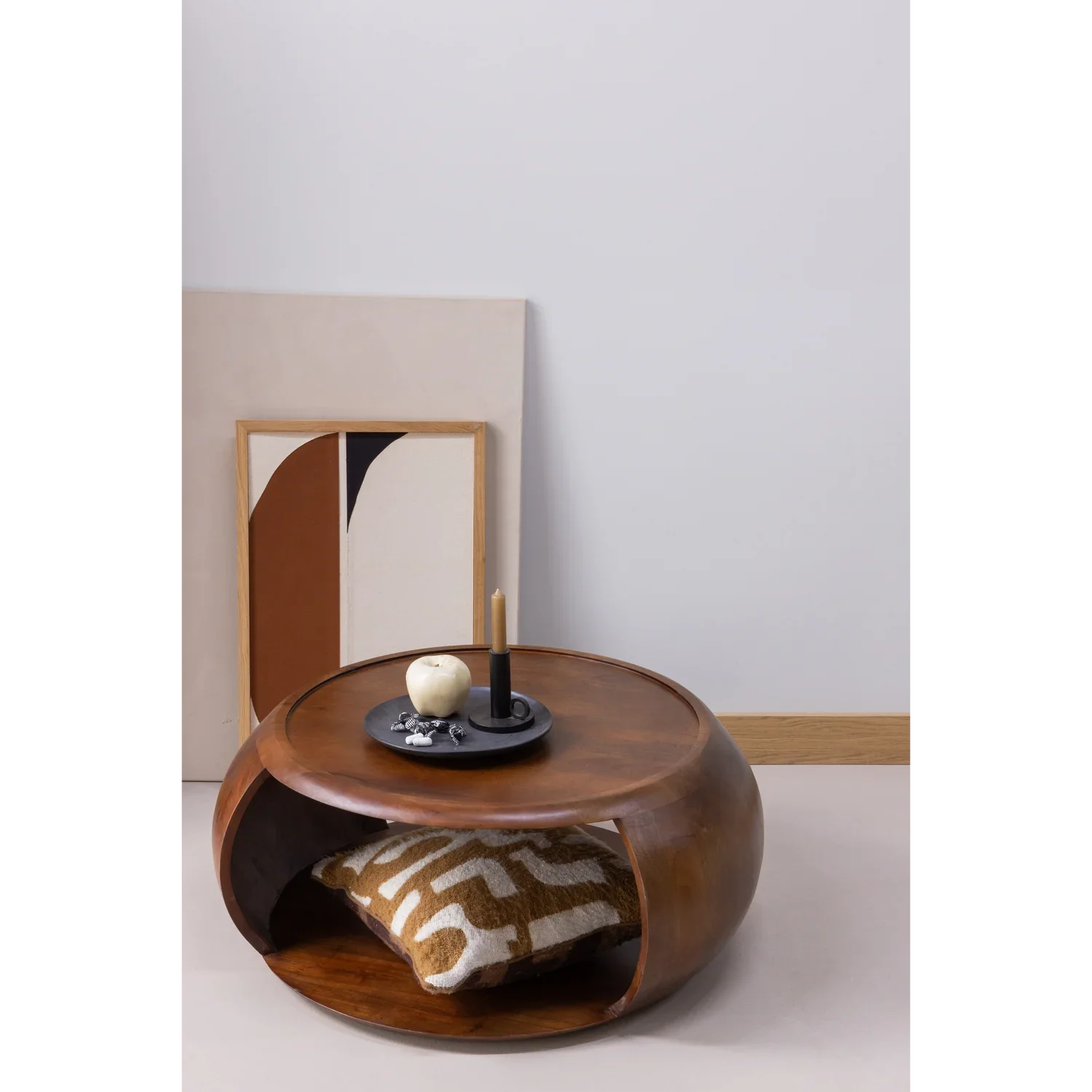 COLE COFFEE TABLE MANGO WOOD BROWN