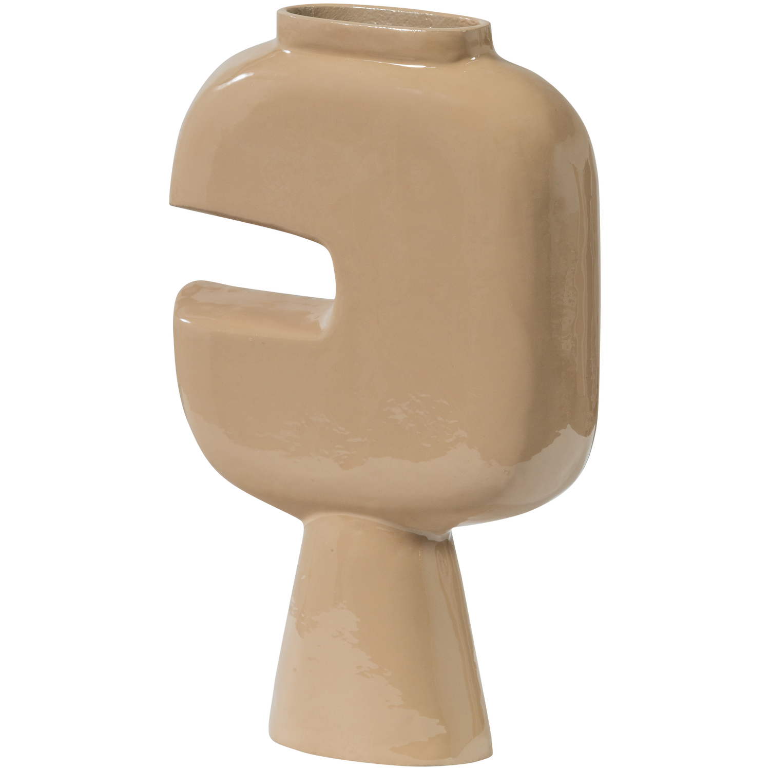 GIANNA VASE ALUMINIUM SAND