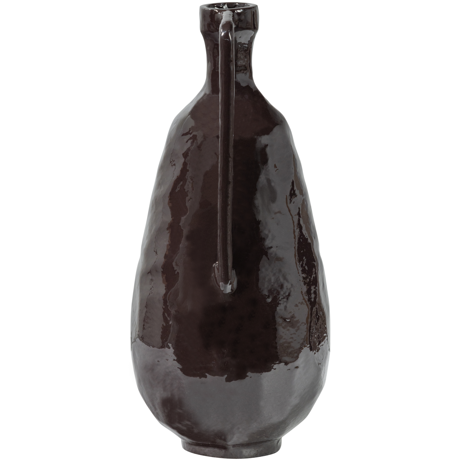 INDRE VASE ALUMINIUM BROWN