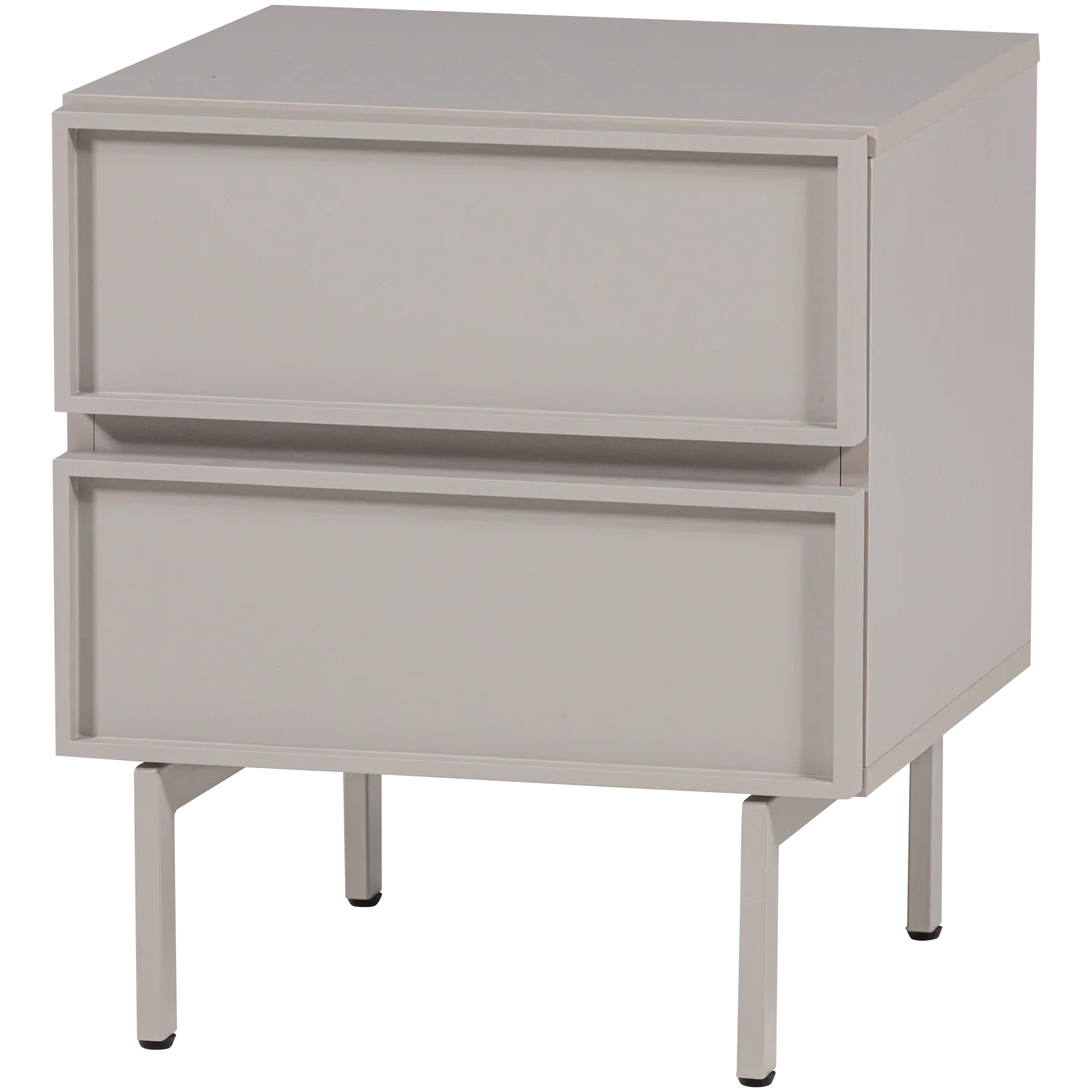 TOURS DRESSER/NIGHTSTAND WITH 2 DRAWERS MELAMINE/MDF SAND