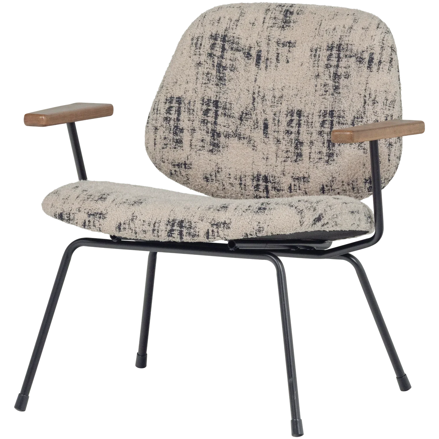 AURE ARMCHAIR CHENILLE BEIGE/BLACK