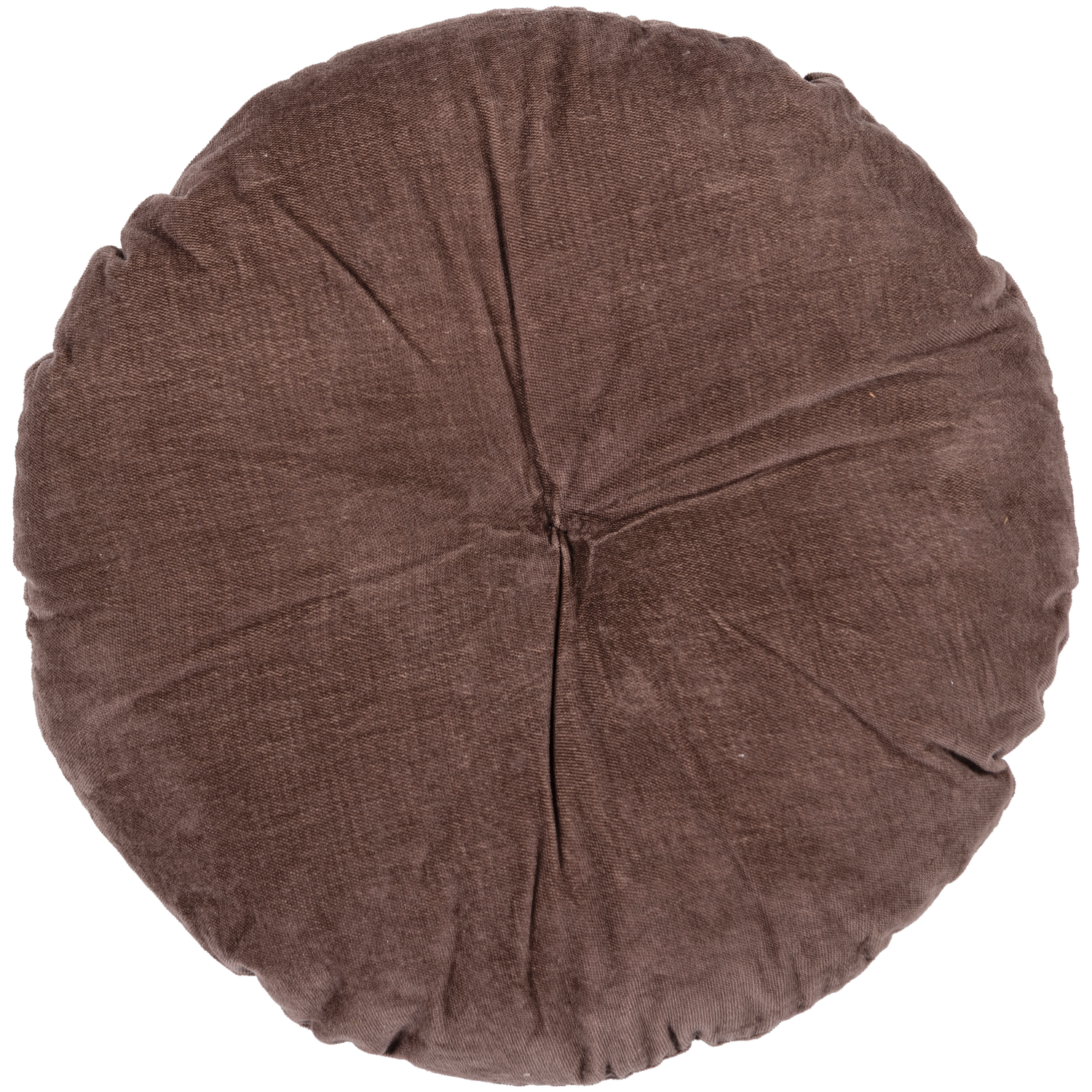 AZIZ CUSHIONS VELVET BROWN/NATURAL - SET OF 3