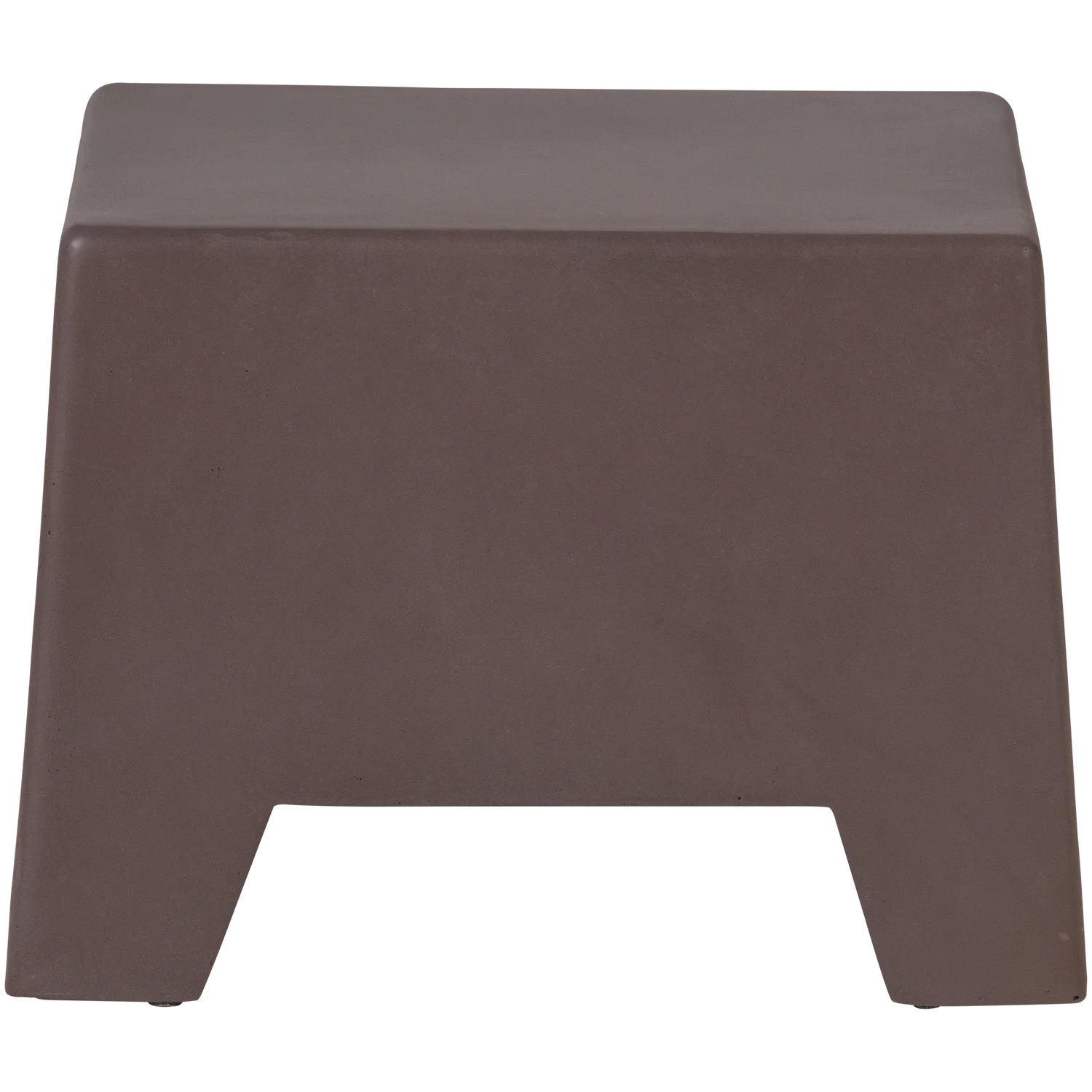 ZINA SIDETABLE LOW CONCRETE LOOK BROWN
