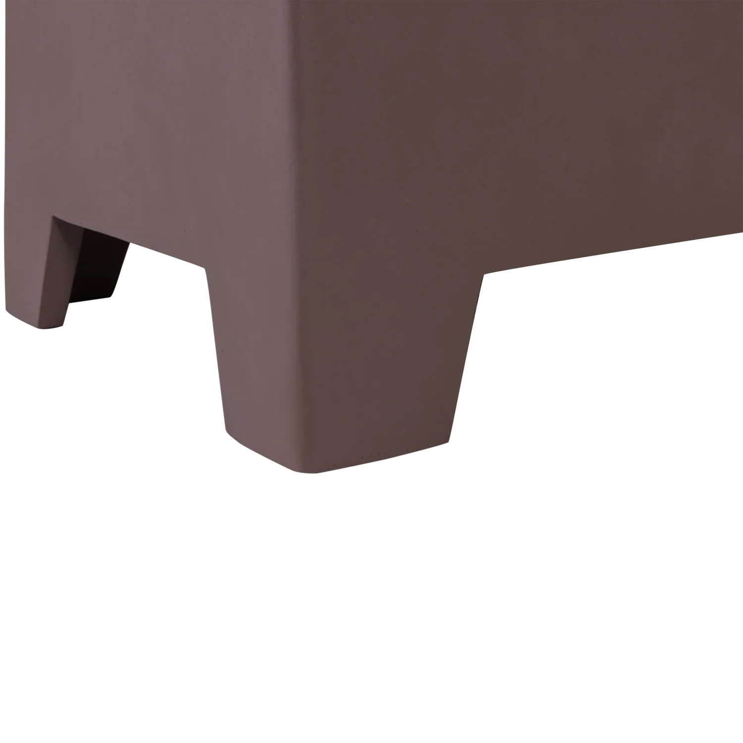 ZINA SIDETABLE LOW CONCRETE LOOK BROWN