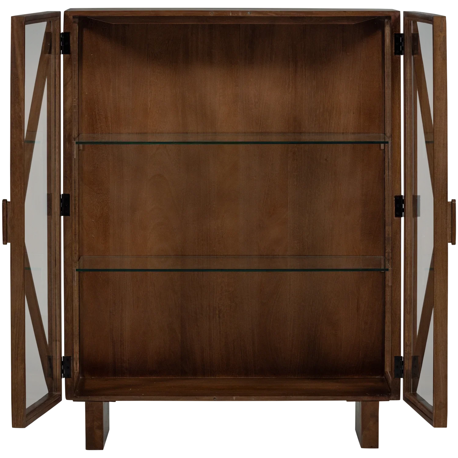 KELLA 2-DOORS CABINET MANGO WOOD BROWN