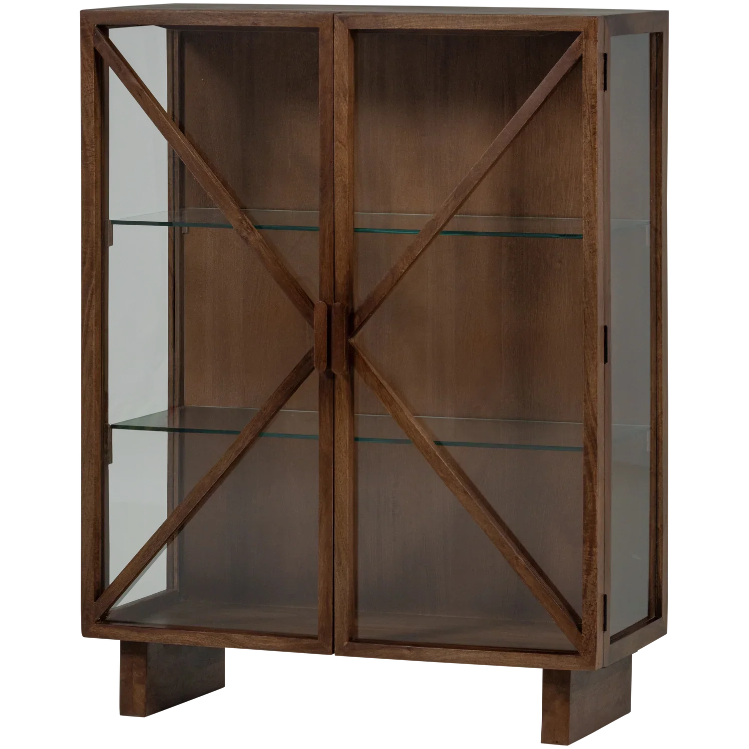 KELLA 2-DOORS CABINET MANGO WOOD BROWN