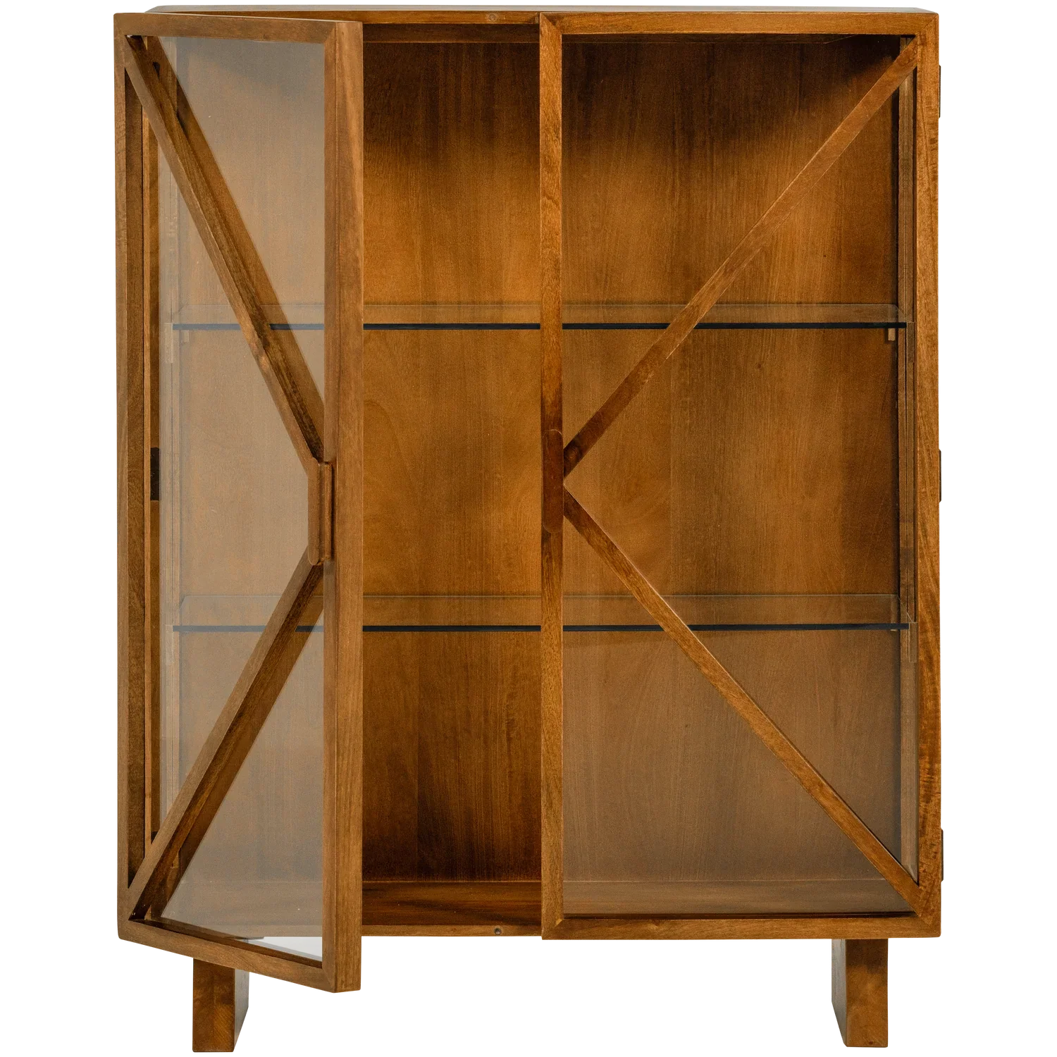KELLA 2-DOORS CABINET MANGO WOOD NATURAL