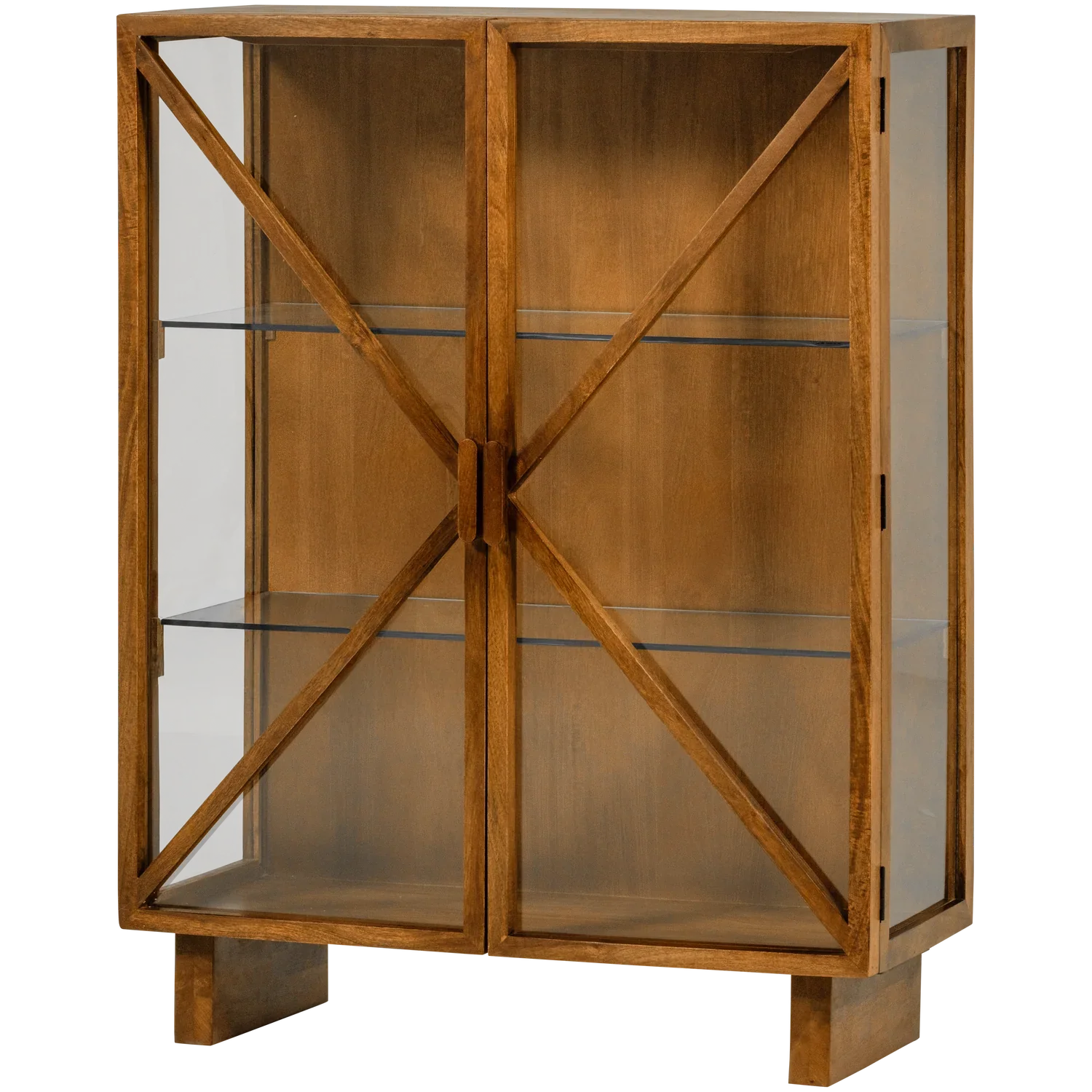 KELLA 2-DOORS CABINET MANGO WOOD NATURAL