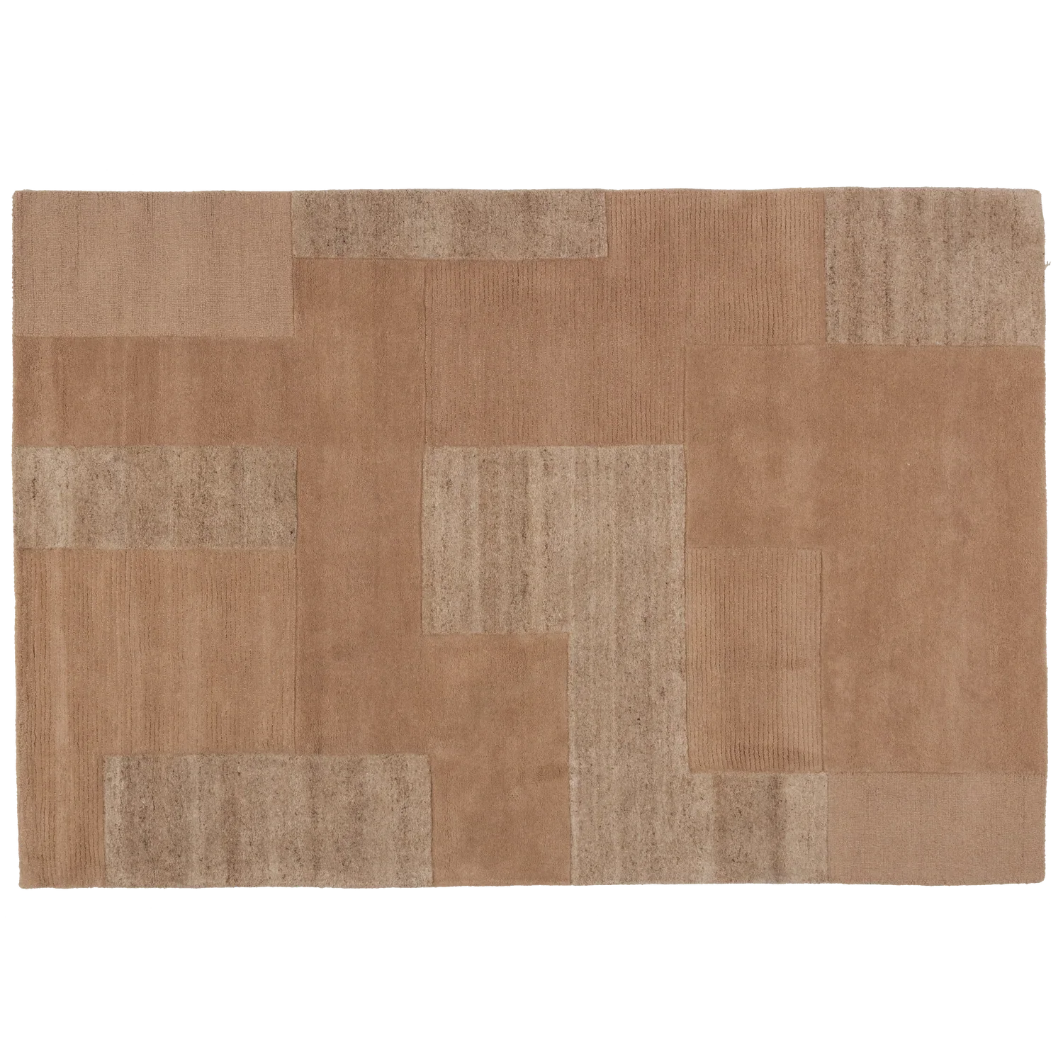 NOVEN HANDWOVEN RUG WOOL/COTTON SAND 170x240CM