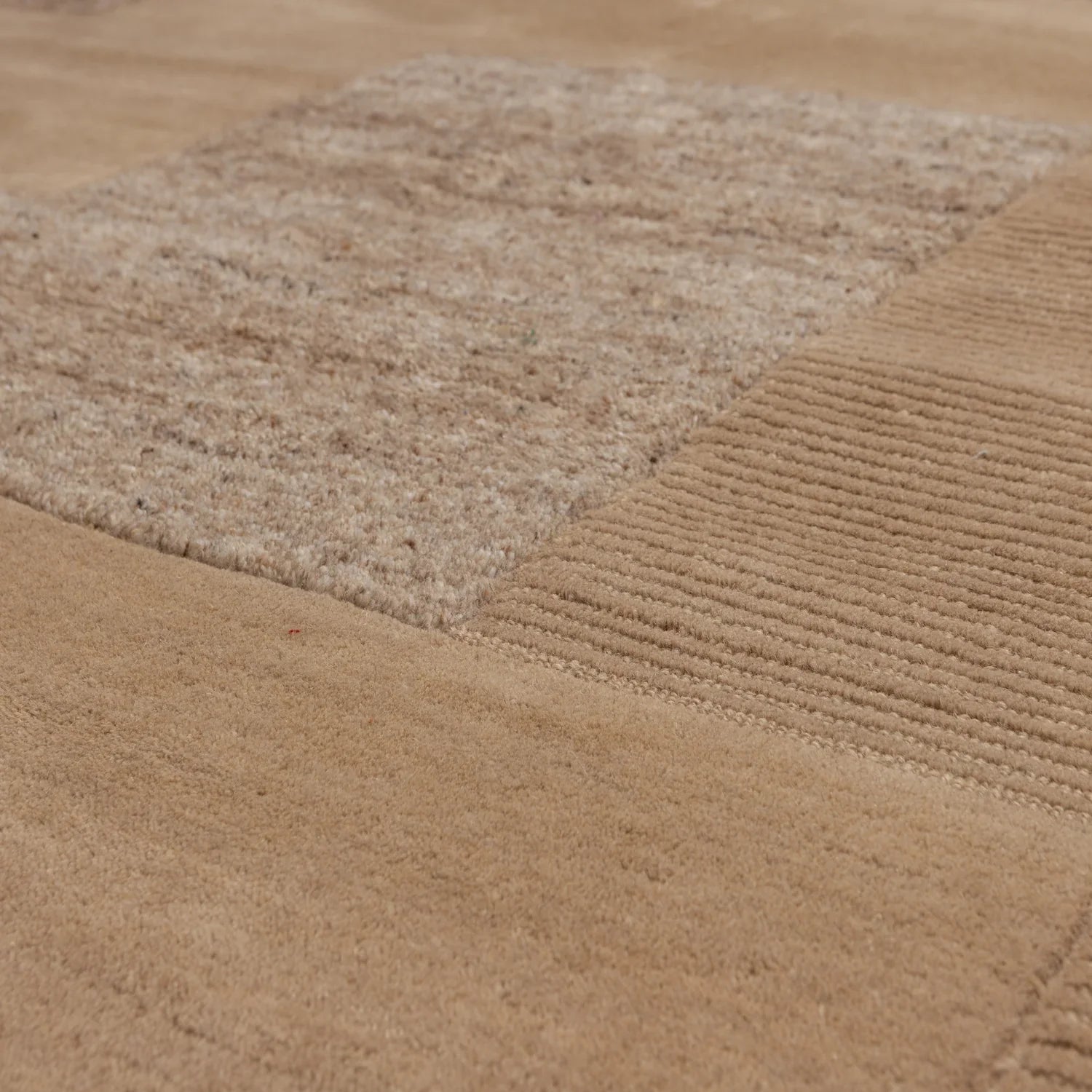 NOVEN HANDWOVEN RUG WOOL/COTTON SAND 170x240CM