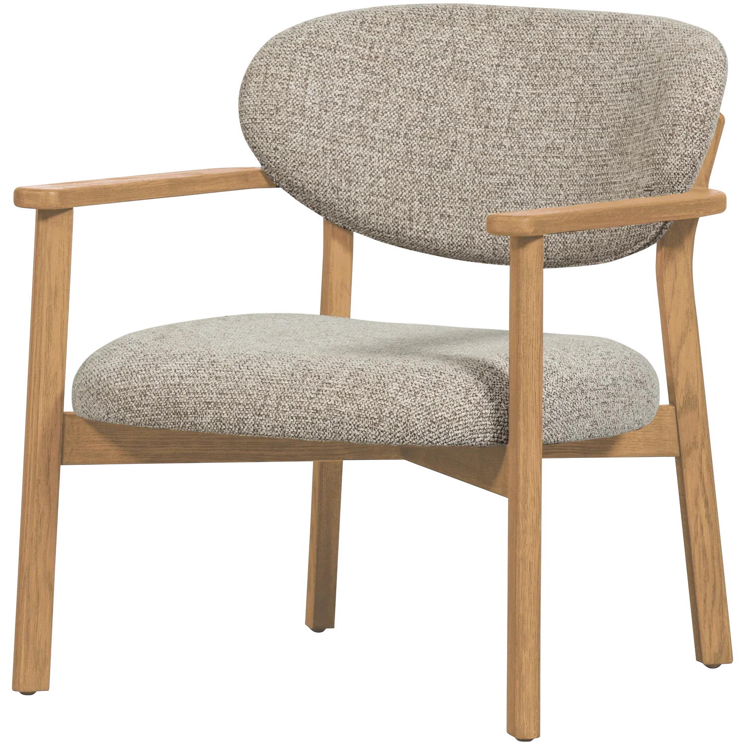 UDAR ARMCHAIR NATURAL WITH WOODEN FRAME NATURAL