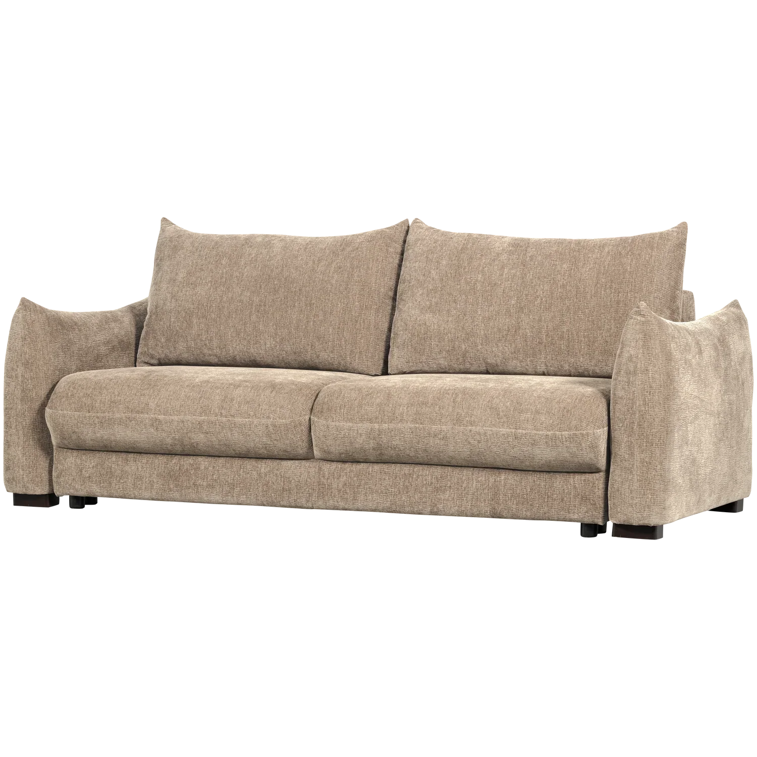 JONNE 3-SEATER SLEEPING SOFA CHENILLE NATURAL
