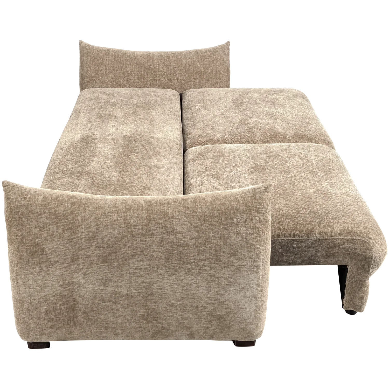 JONNE 3-SEATER SLEEPING SOFA CHENILLE NATURAL