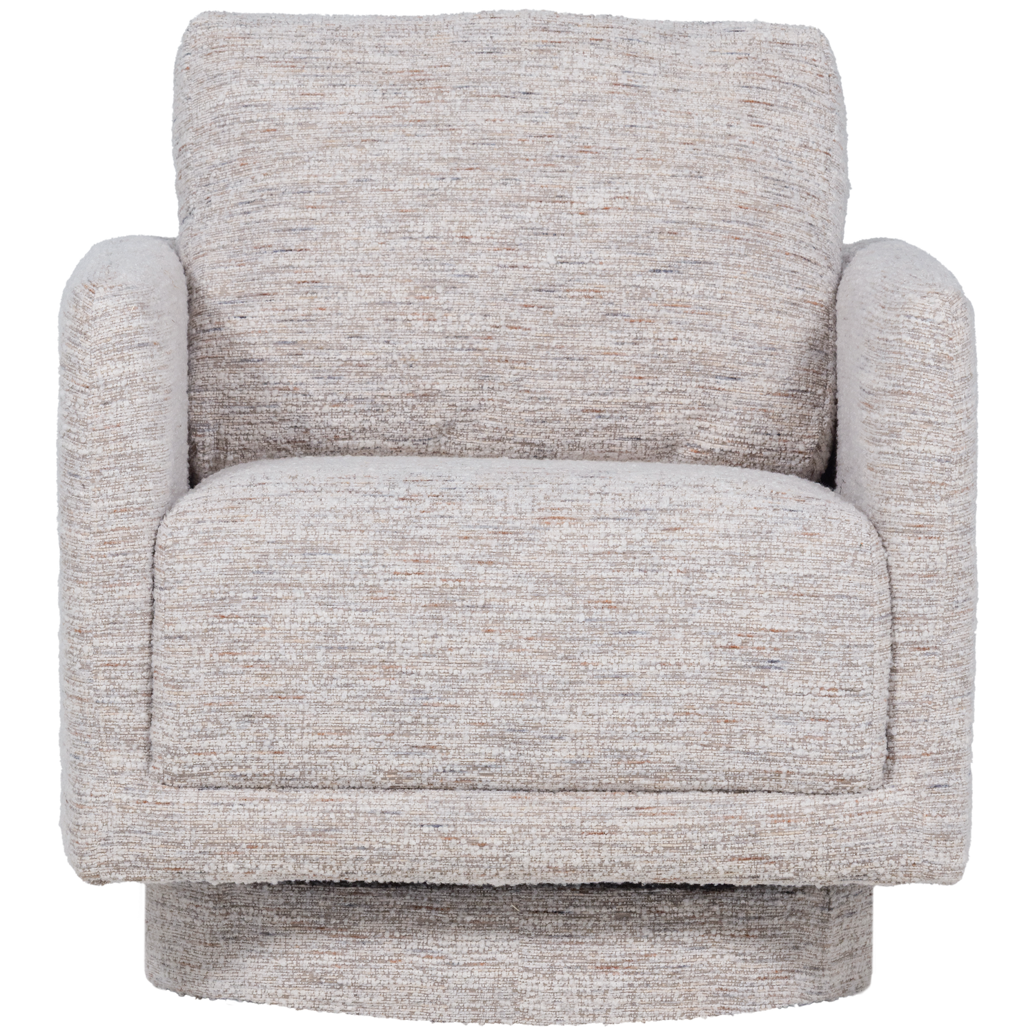 OSKA SWIVEL ARMCHAIR NATURAL MELANGE