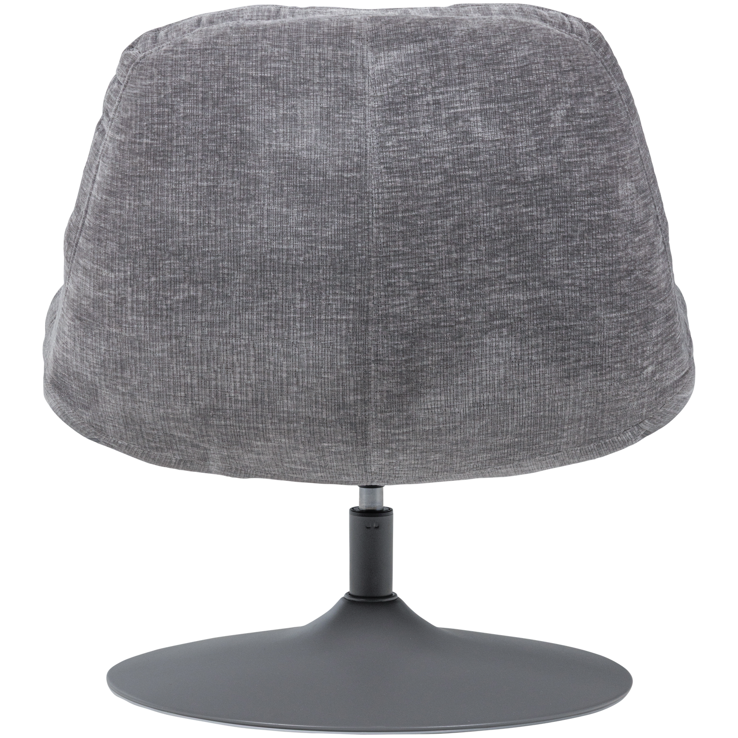 ELVI SWIVEL ARMCHAIR CHENILLE TEXTURED LIGHT GREY