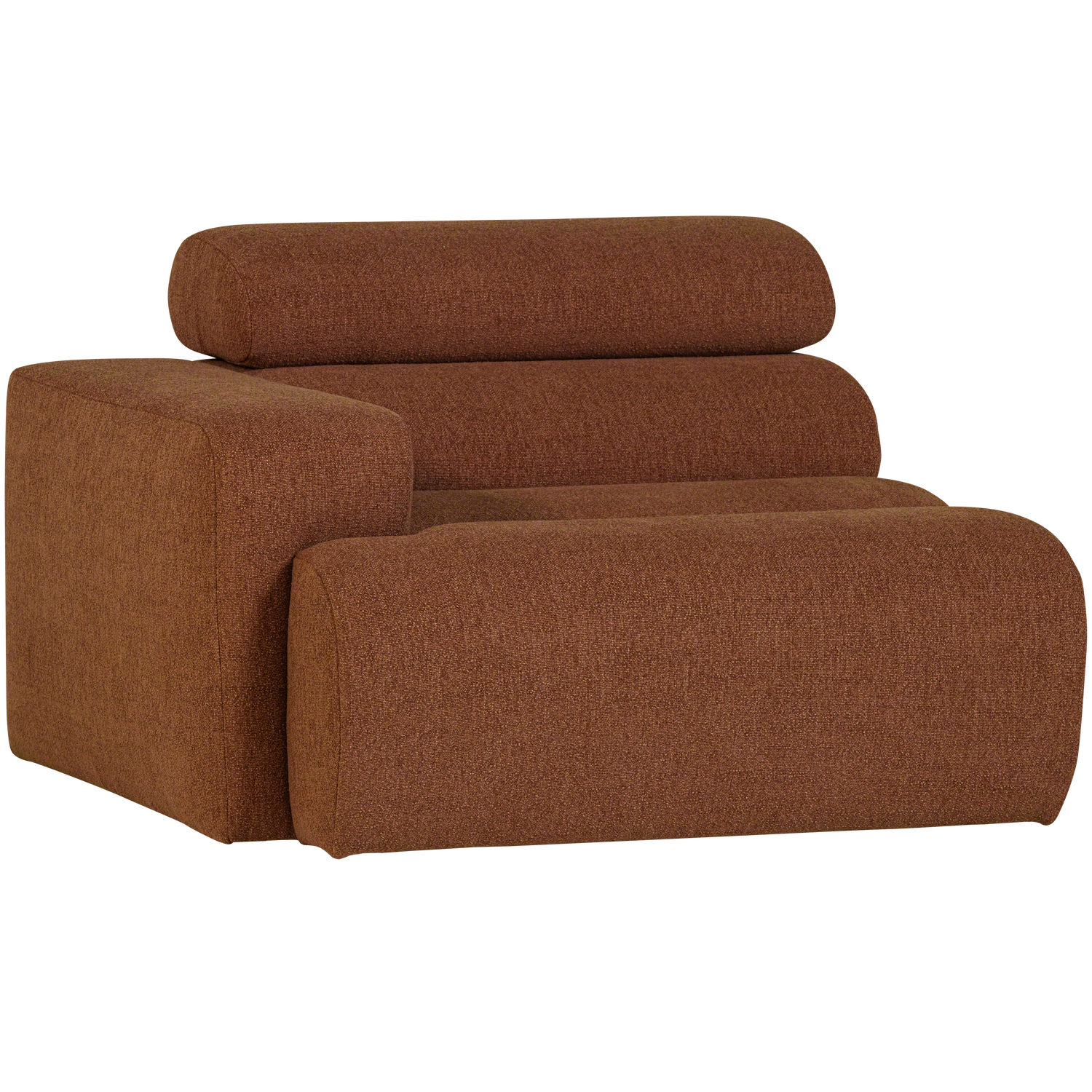 WOOOD canapea modulara NOVI 1-SEATER ELEMENT | 100% Pes | Terra | 86x109x113 cm