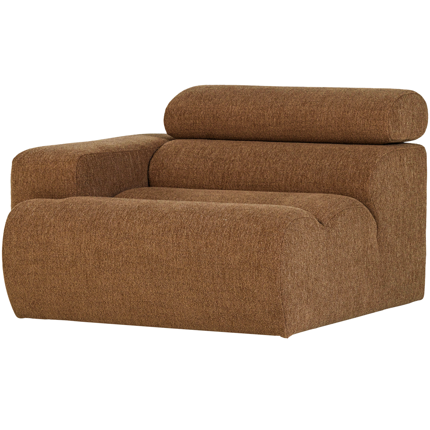 WOOOD canapea modulara NOVI 1-SEATER ELEMENT | 100% Pes | Caramel | 86x109x113 cm
