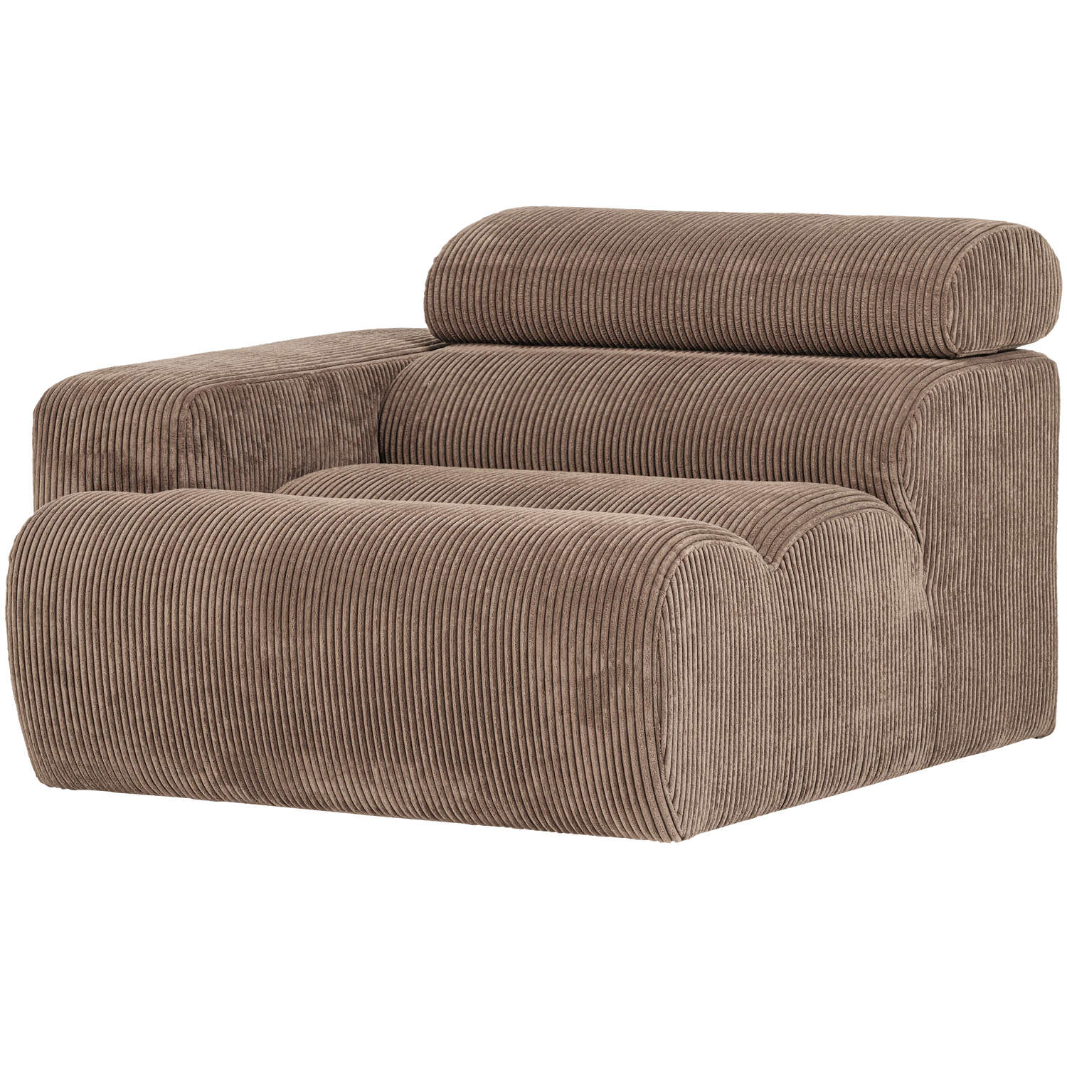 WOOOD canapea modulara NOVI 1-SEATER ELEMENT | 88% Pes / 12% Pac | Taupe | 86x109x113 cm