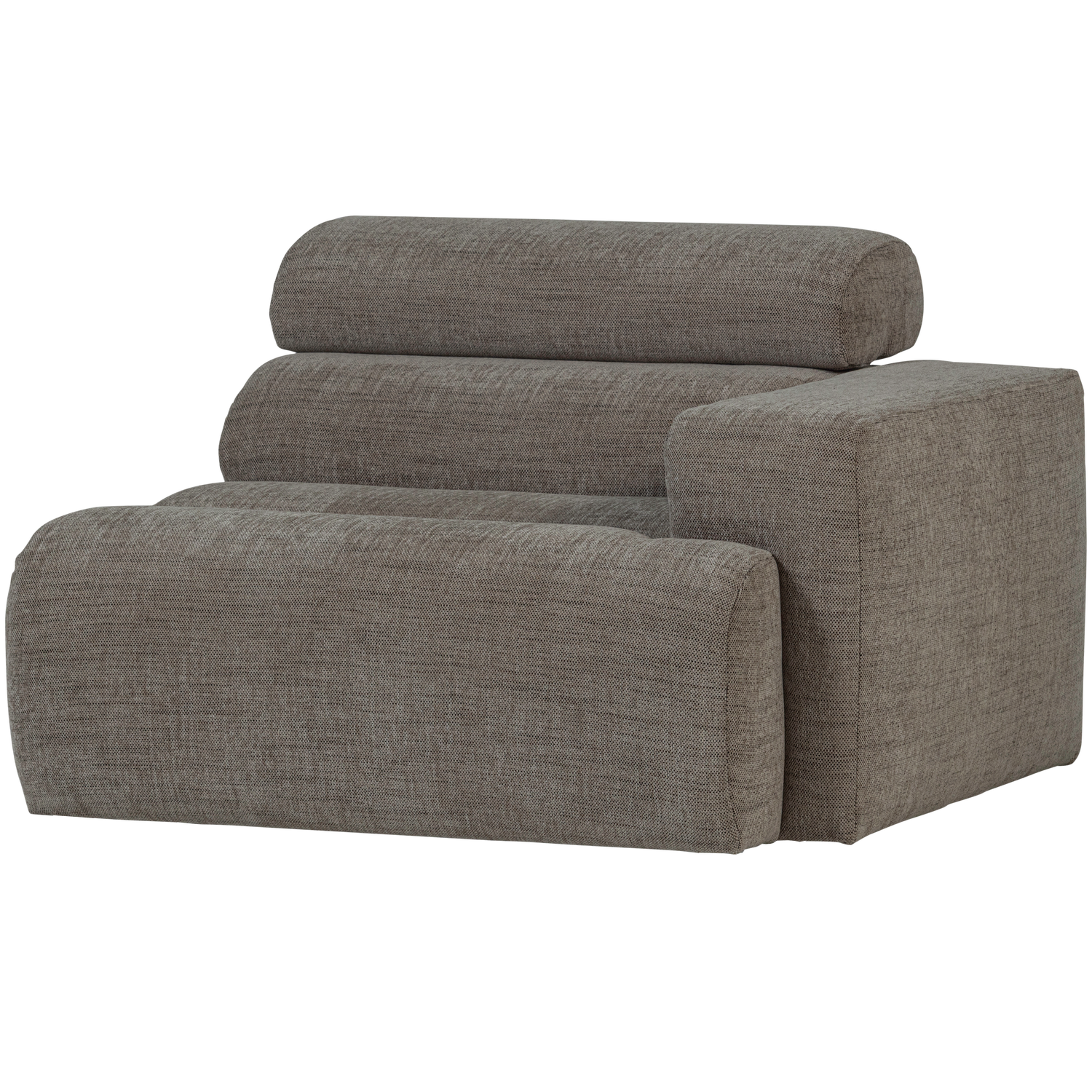 WOOOD canapea modulara NOVI 1-SEATER ELEMENT | 100% Pes | Gri | 86x109x113 cm