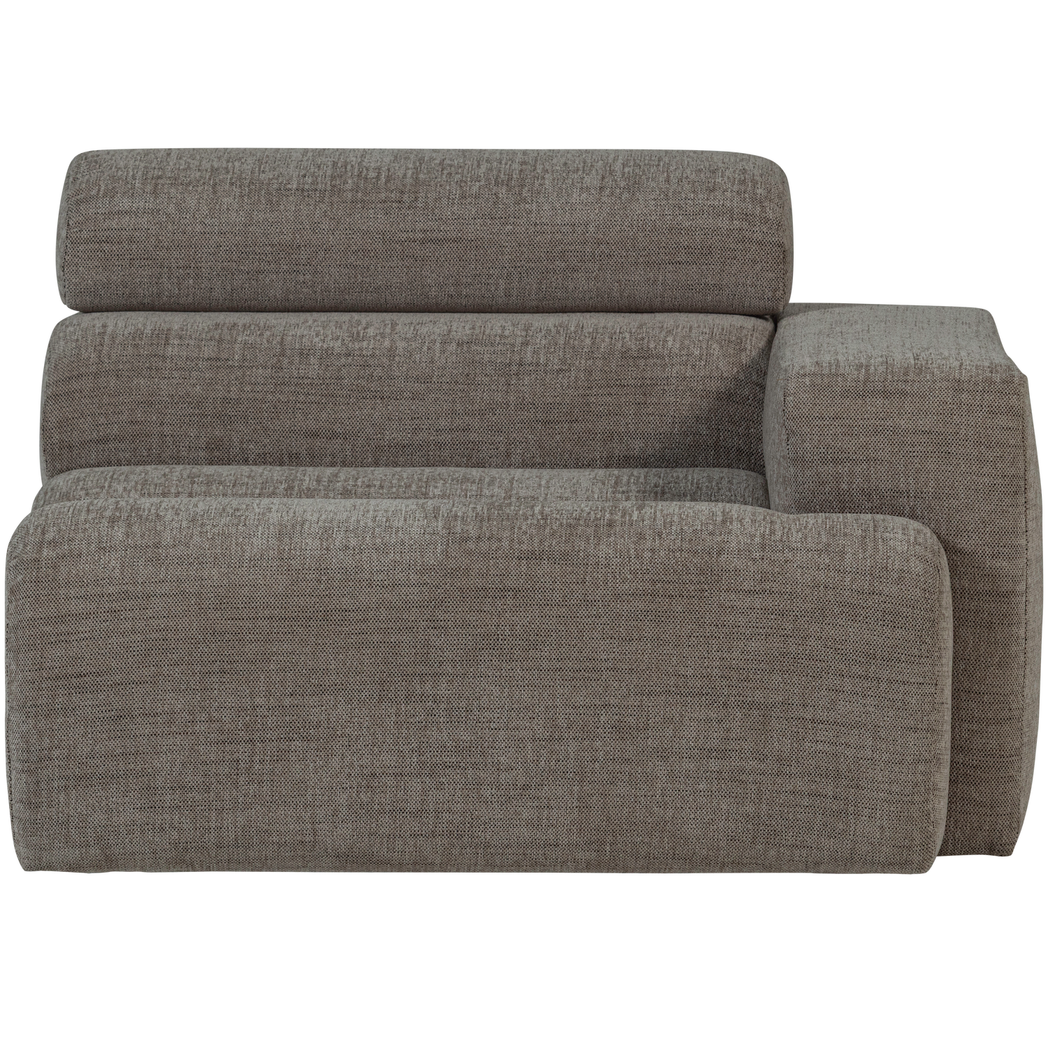 WOOOD canapea modulara NOVI 1-SEATER ELEMENT | 100% Pes | Gri | 86x109x113 cm