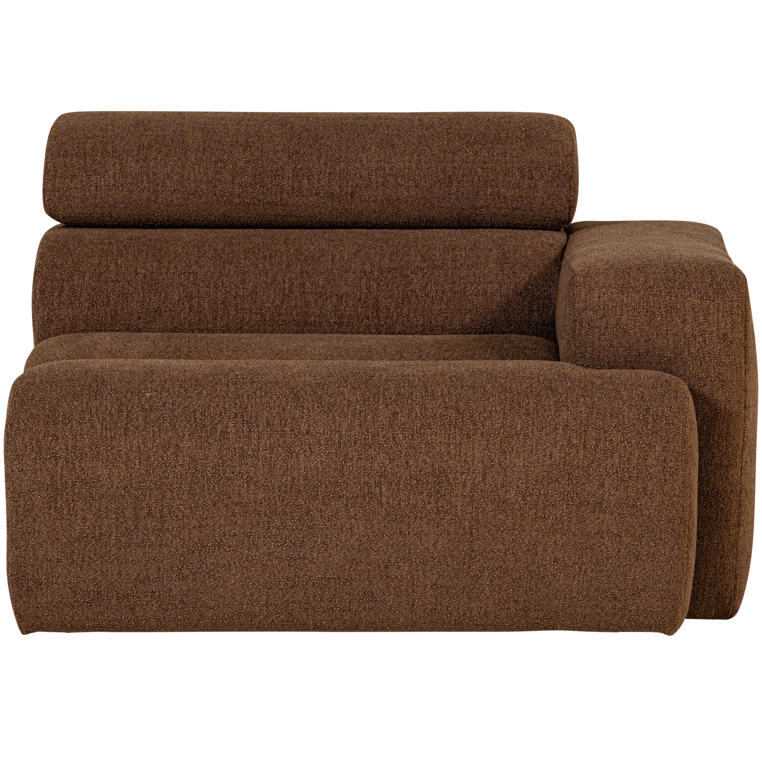 WOOOD canapea modulara NOVI 1-SEATER ELEMENT | 100% Pes | Maro | 86x109x113 cm
