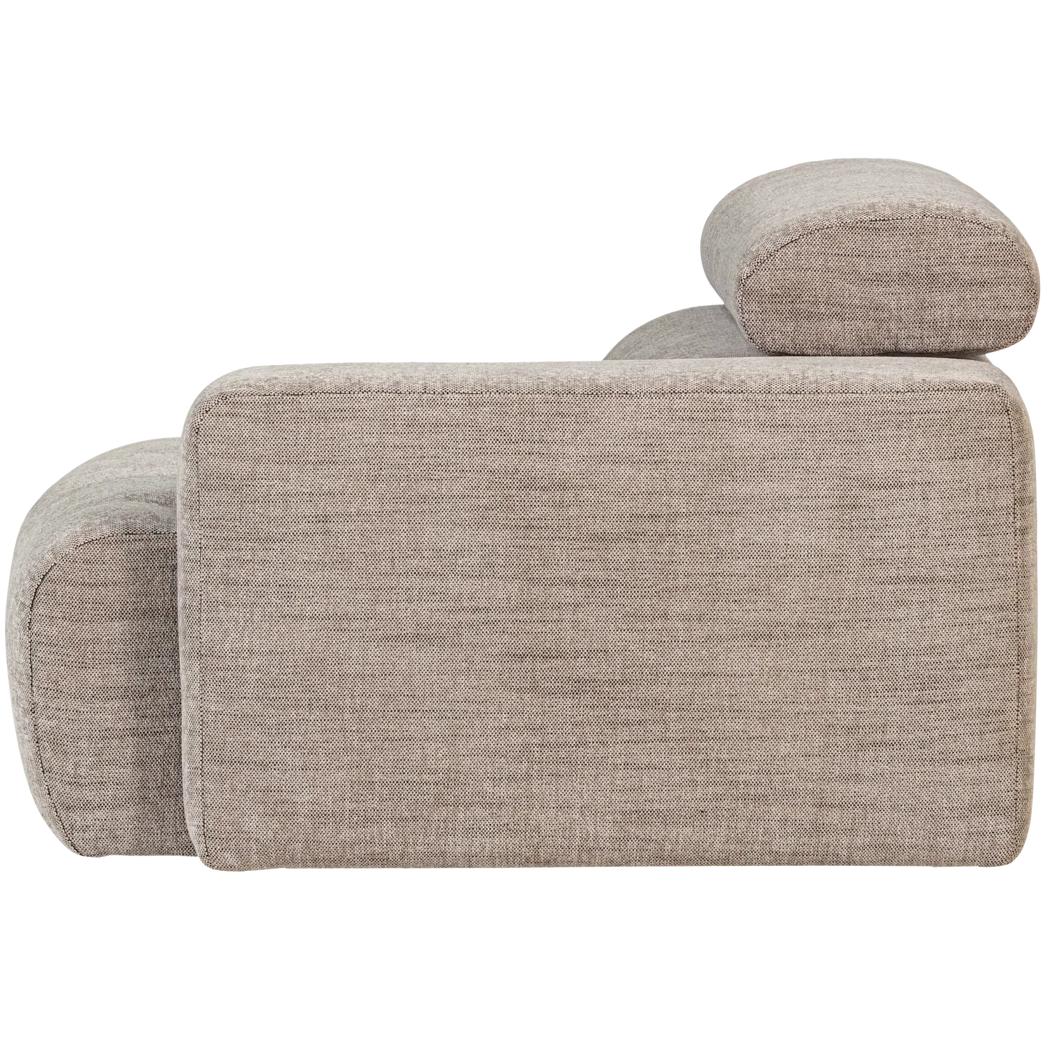 NOVI 1-SEATER ELEMENT ARM RIGHT NATURAL MELANGE