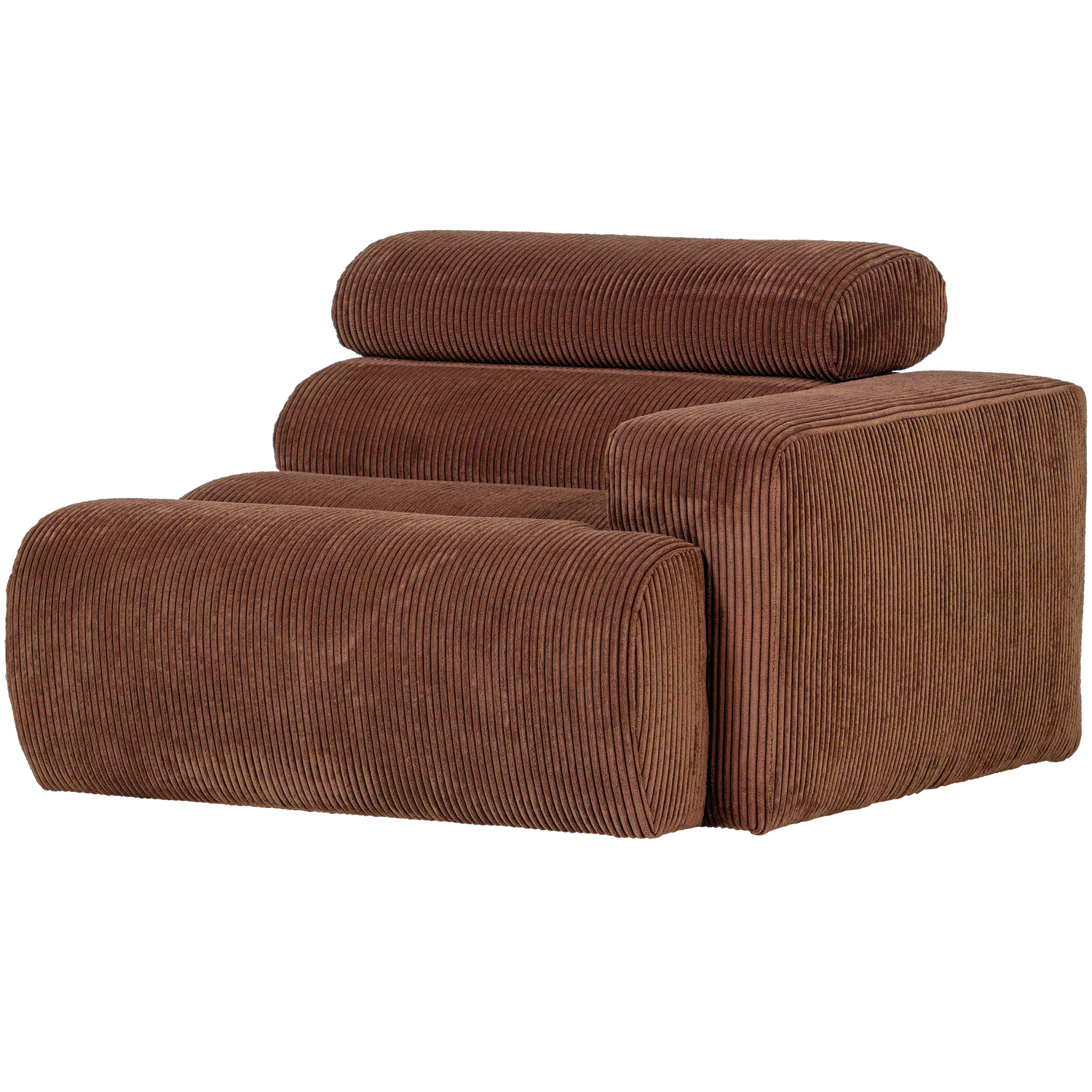WOOOD canapea modulara NOVI 1-SEATER ELEMENT | 88% Pes / 12% Pac | Terra | 86x109x113 cm