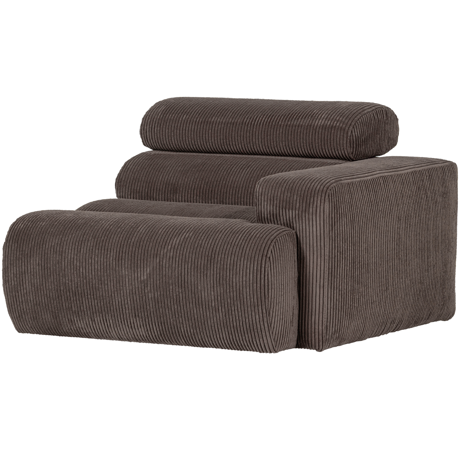 WOOOD canapea modulara NOVI 1-SEATER ELEMENT | 88% Pes / 12% Pac | Maro | 86x109x113 cm
