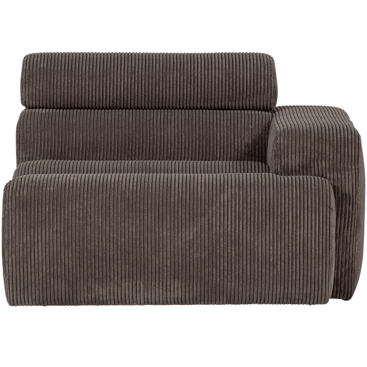 WOOOD canapea modulara NOVI 1-SEATER ELEMENT | 88% Pes / 12% Pac | Maro | 86x109x113 cm