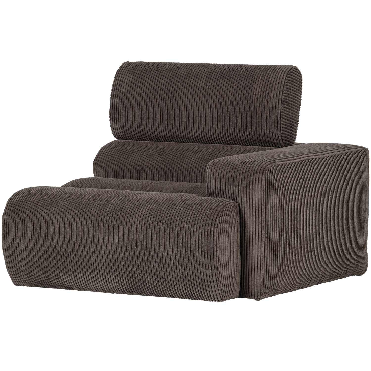 WOOOD canapea modulara NOVI 1-SEATER ELEMENT | 88% Pes / 12% Pac | Maro | 86x109x113 cm