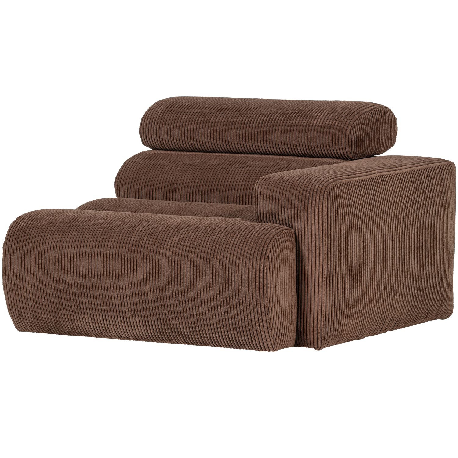 WOOOD canapea modulara NOVI 1-SEATER ELEMENT | 88% Pes / 12% Pac | Maro | 86x109x113 cm