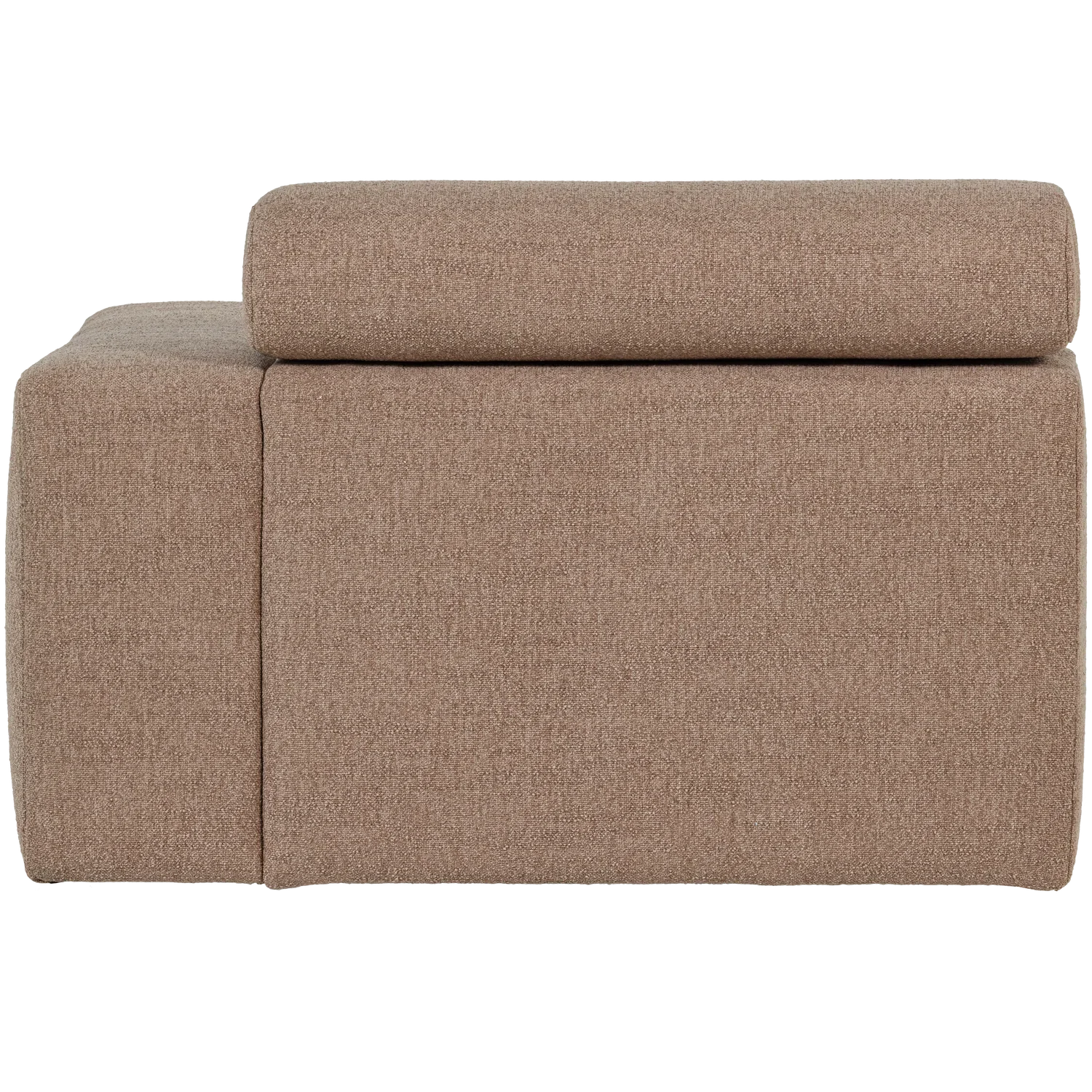 NOVI 1-SEATER ELEMENT ARM RIGHT BOUCLE TAUPE
