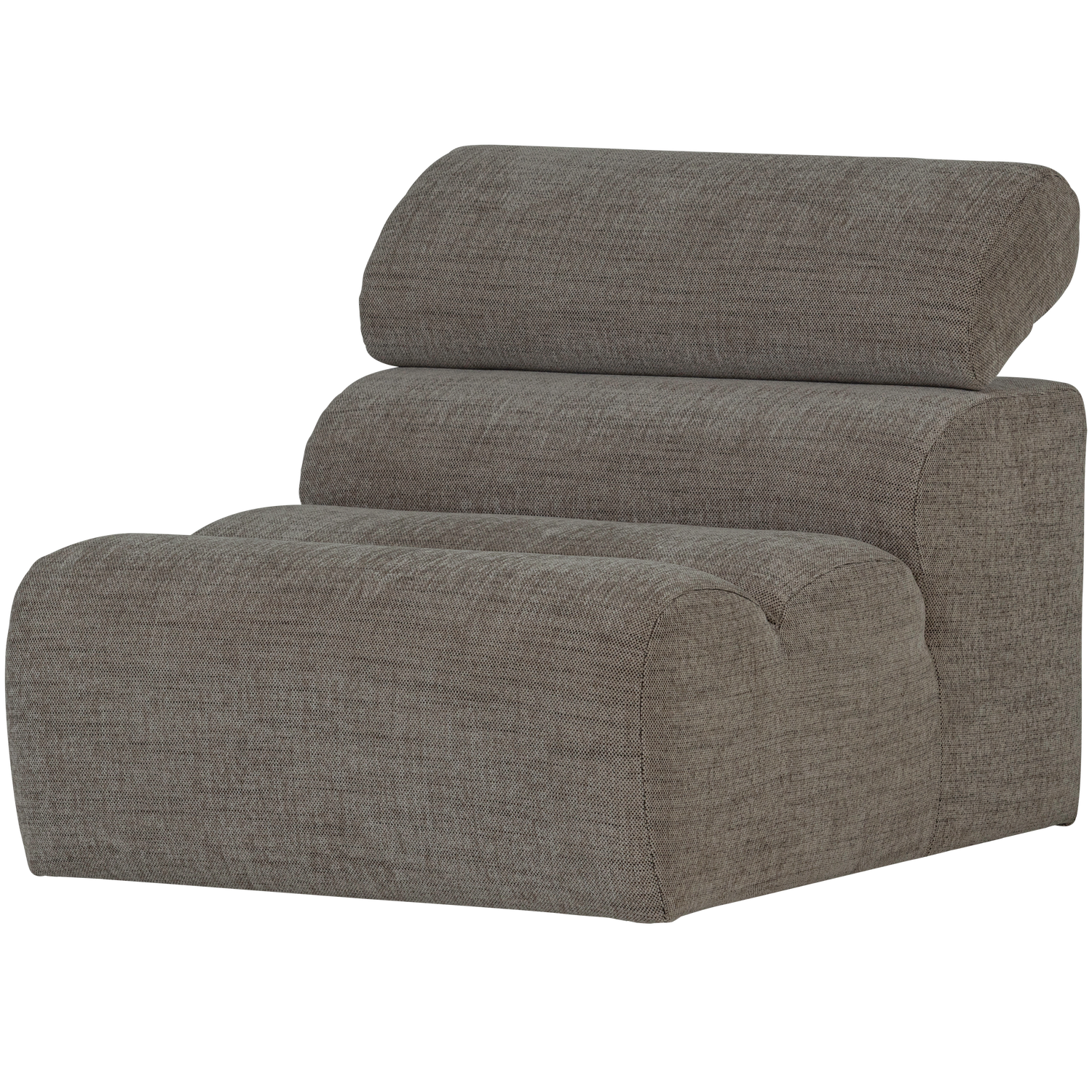 WOOOD canapea modulara NOVI 1-SEATER ELEMENT | 100% Pes | Maro | 86x82x113 cm
