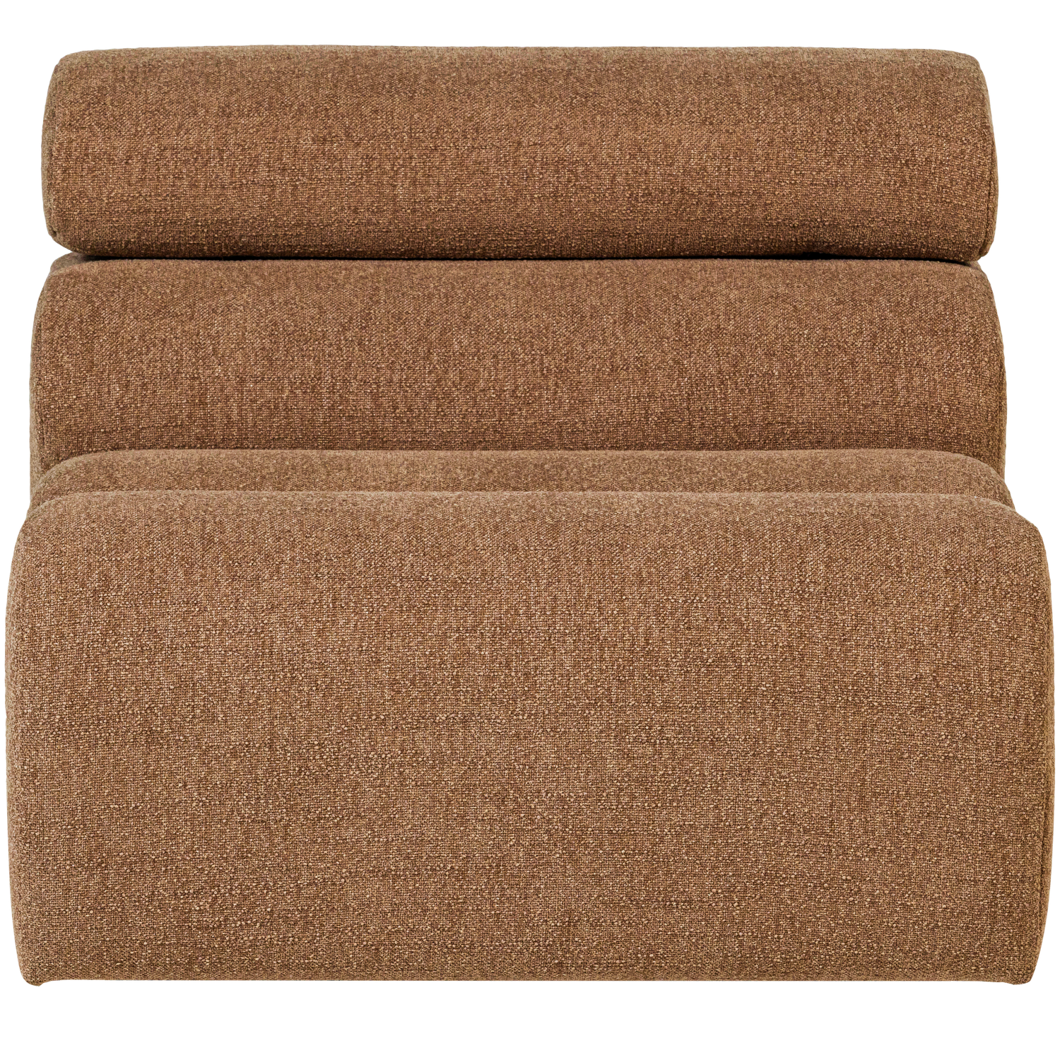 WOOOD canapea modulara NOVI 1-SEATER ELEMENT BOUCLE | 100% Pes | Caramel | 86x82x113 cm